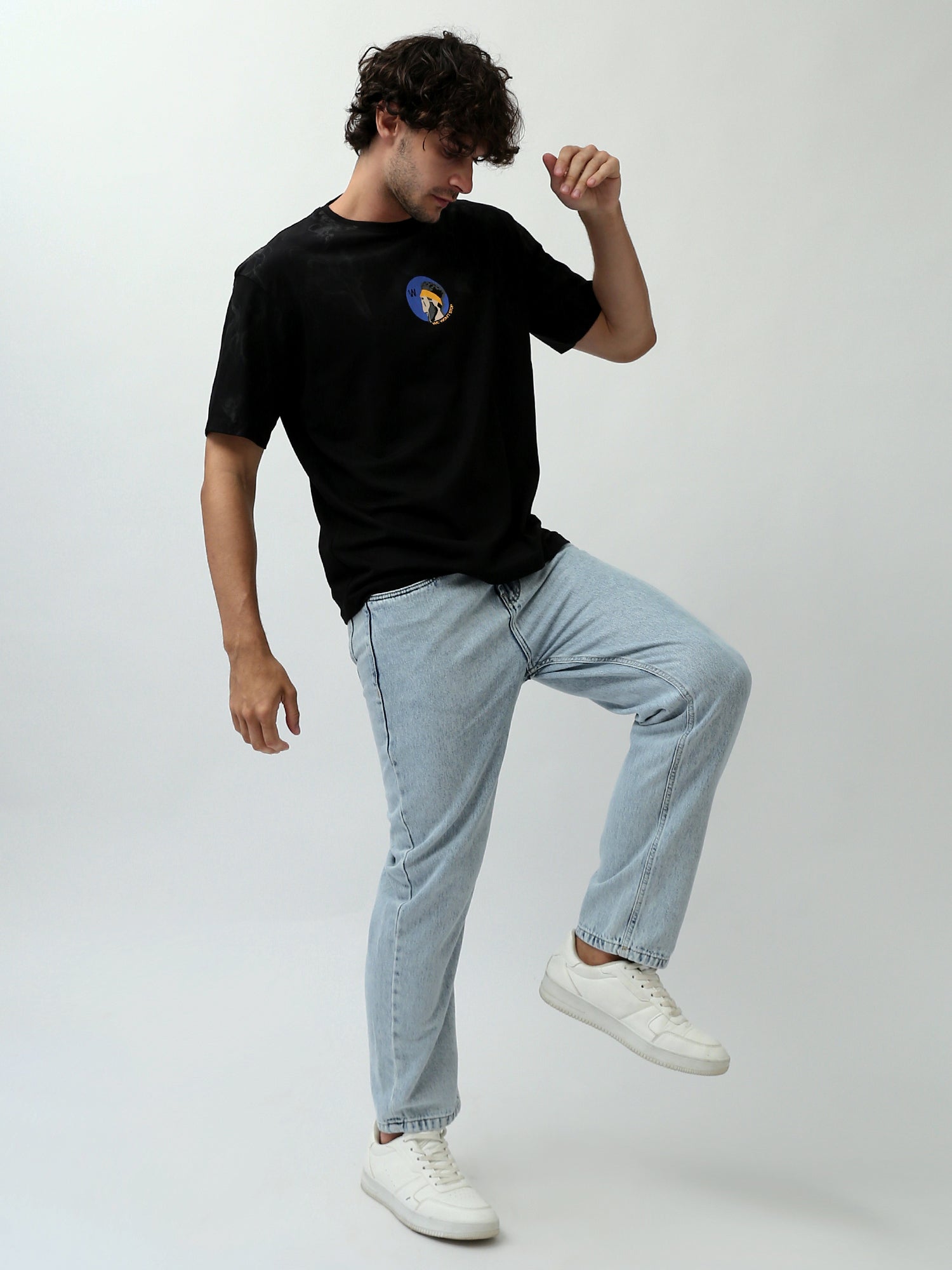 Pantalon en jean pour homme au design moderne, confortable et au style décontracté - JNS24GMBW22133TM1