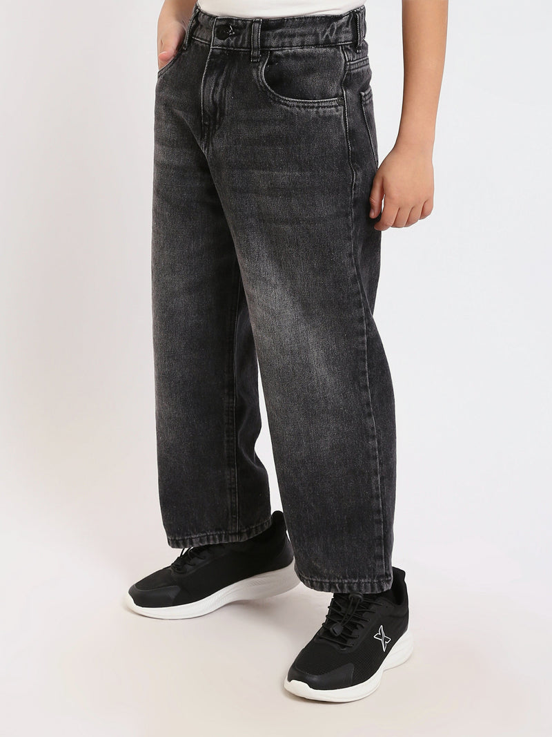 Jean garçon coupe droite (Straight) – taille ajustable - JNS24GMBW31393TB1