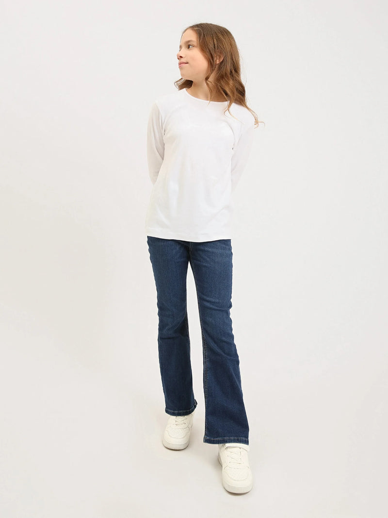 Jean fille ado coupe flare – JNS25GBIW72056MR1