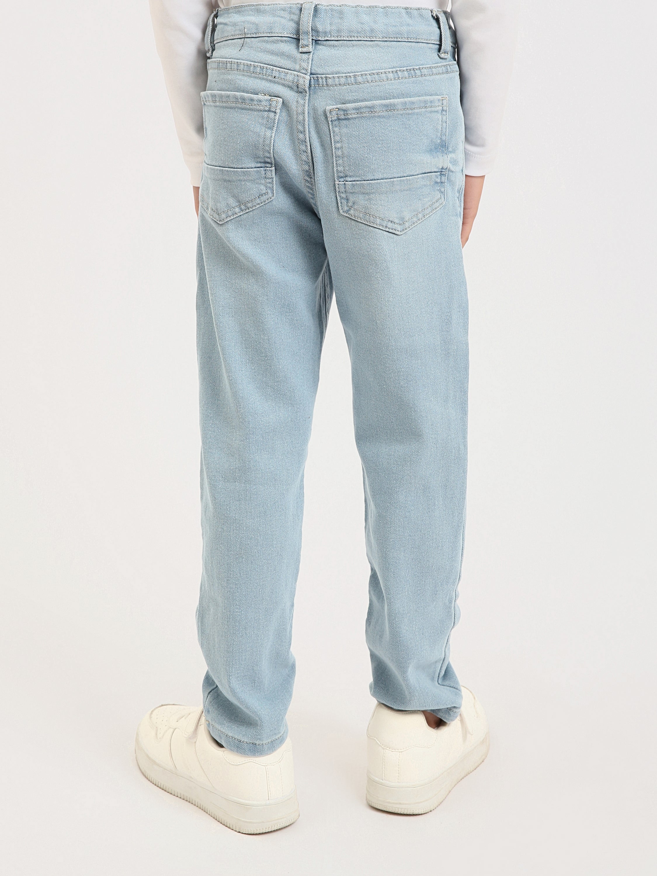 Jean garçon coupe droite – Confort quotidien et style intemporel - JNS25GCBR76702MB1