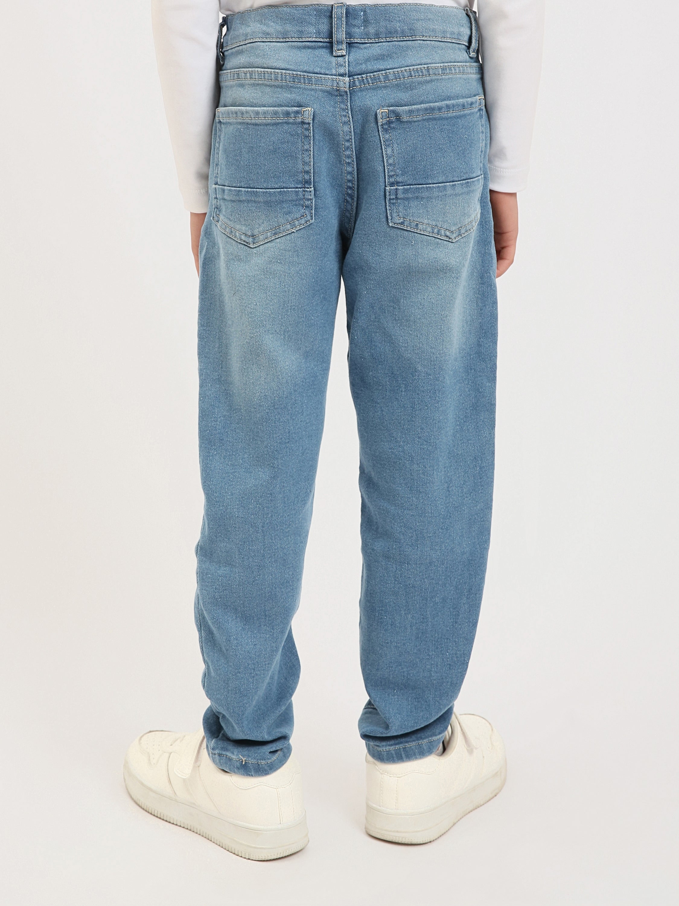 Jean garçon coupe droite – Confort quotidien et style intemporel - JNS25GCBR76702MB1