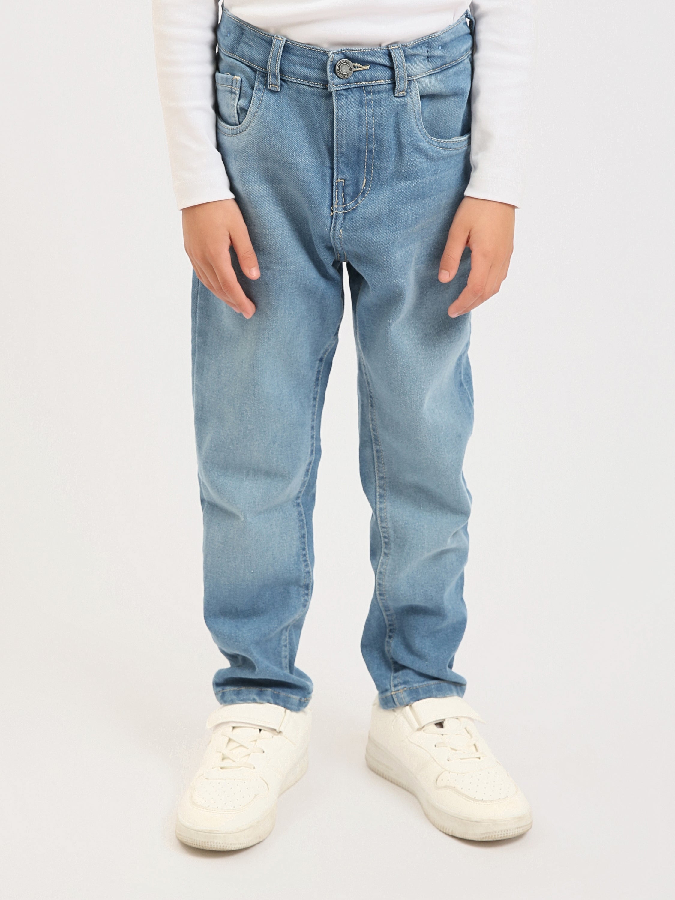 Jean garçon coupe droite – Confort quotidien et style intemporel - JNS25GCBR76702MB1