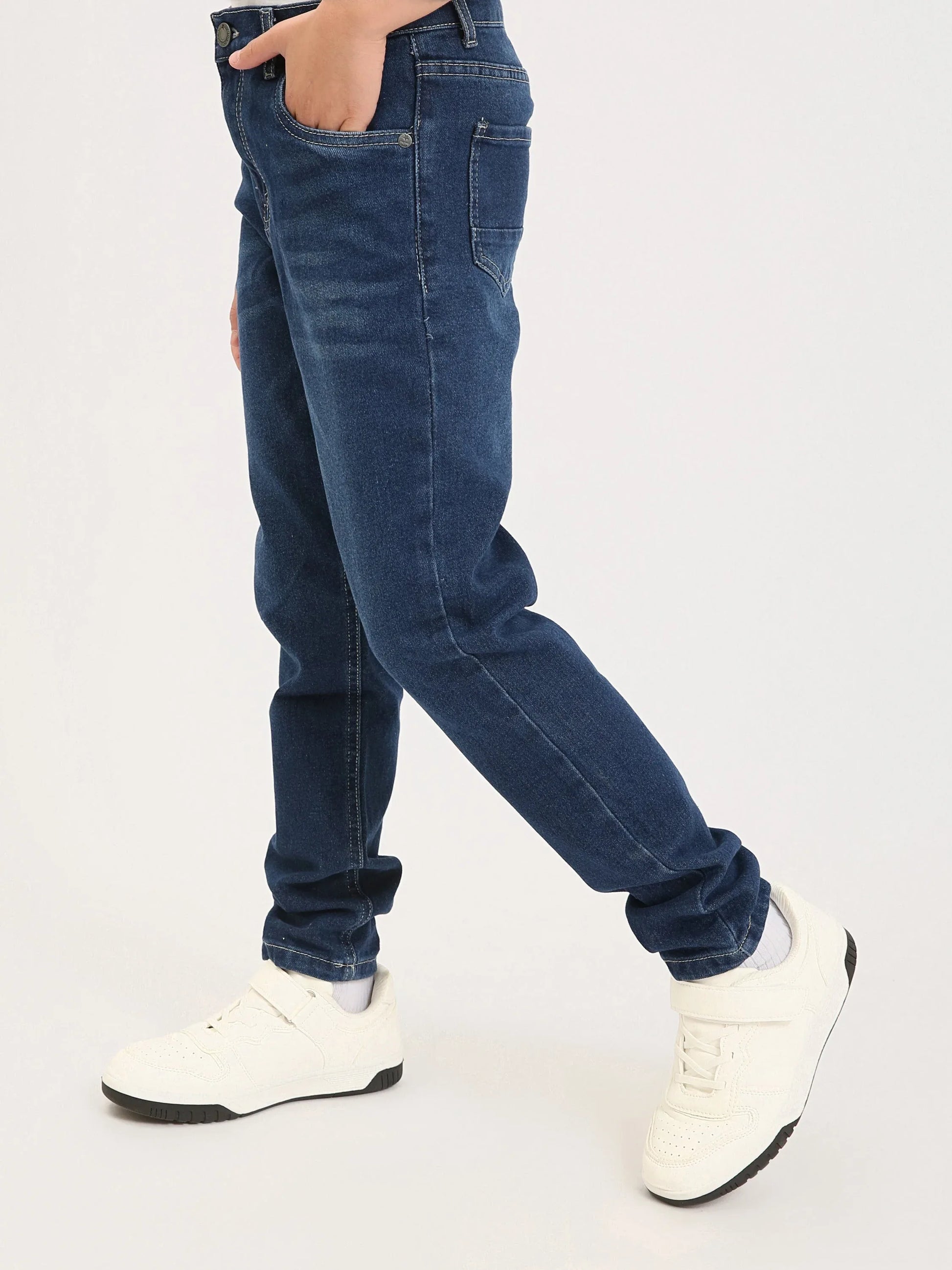 Jean Garçon Coupe Droite – Denim Confortable - JNS25GCBR76702MJ1 - Justyol