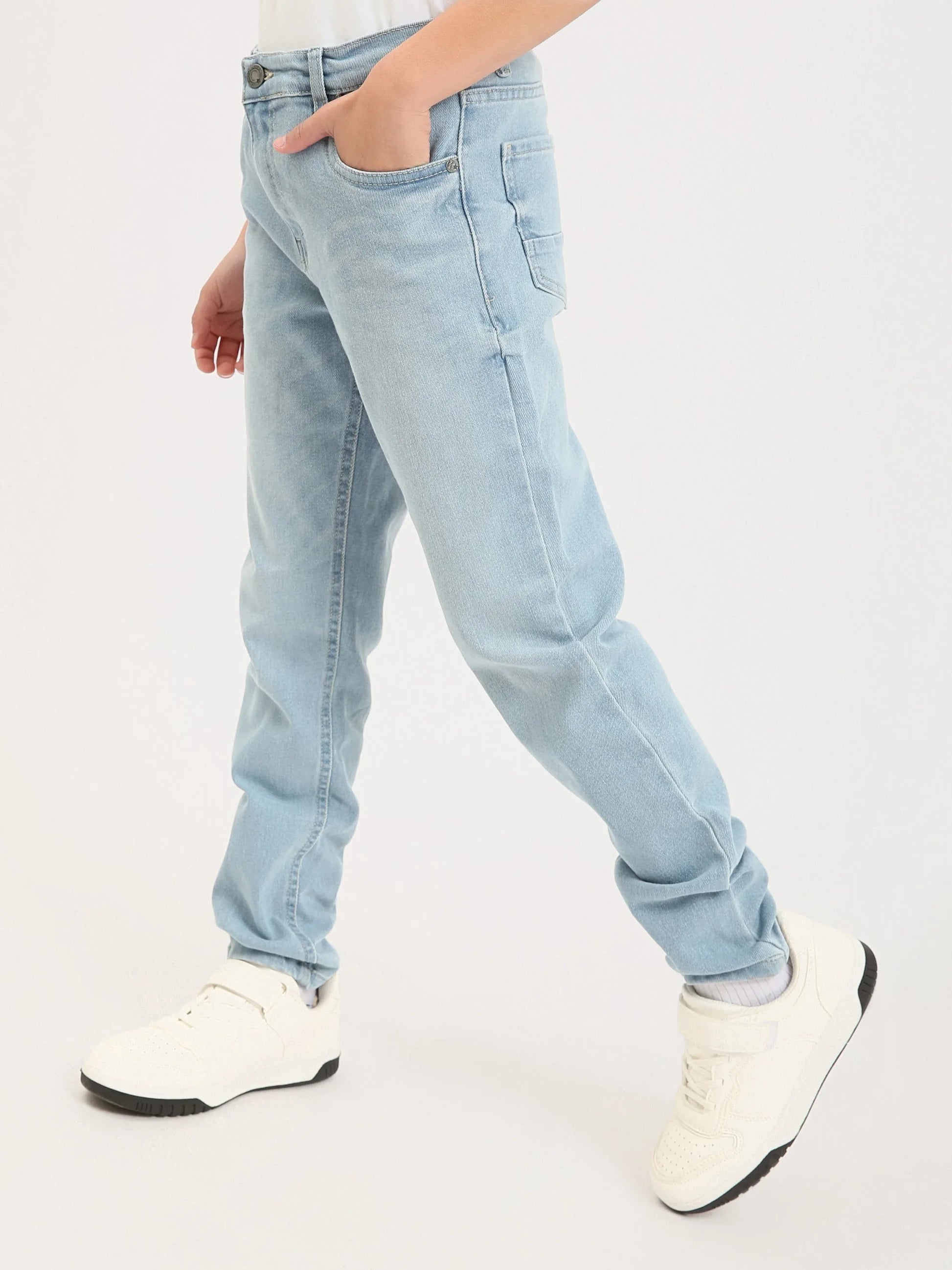 Jean Garçon Coupe Droite – Denim Confortable - JNS25GCBR76702MJ1 - Justyol