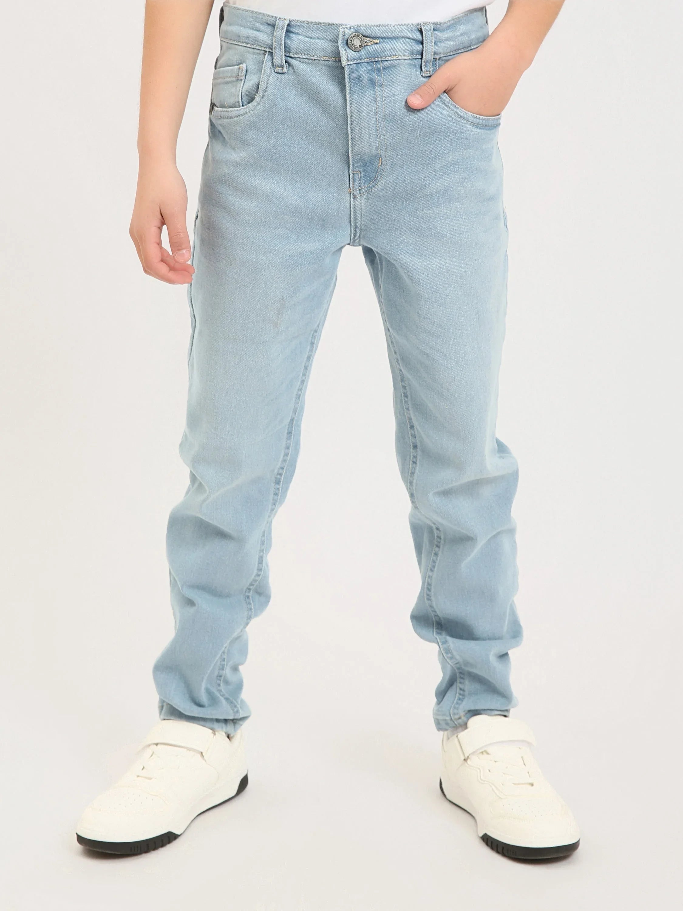 Jean Garçon Coupe Droite – Denim Confortable - JNS25GCBR76702MJ1 - Justyol