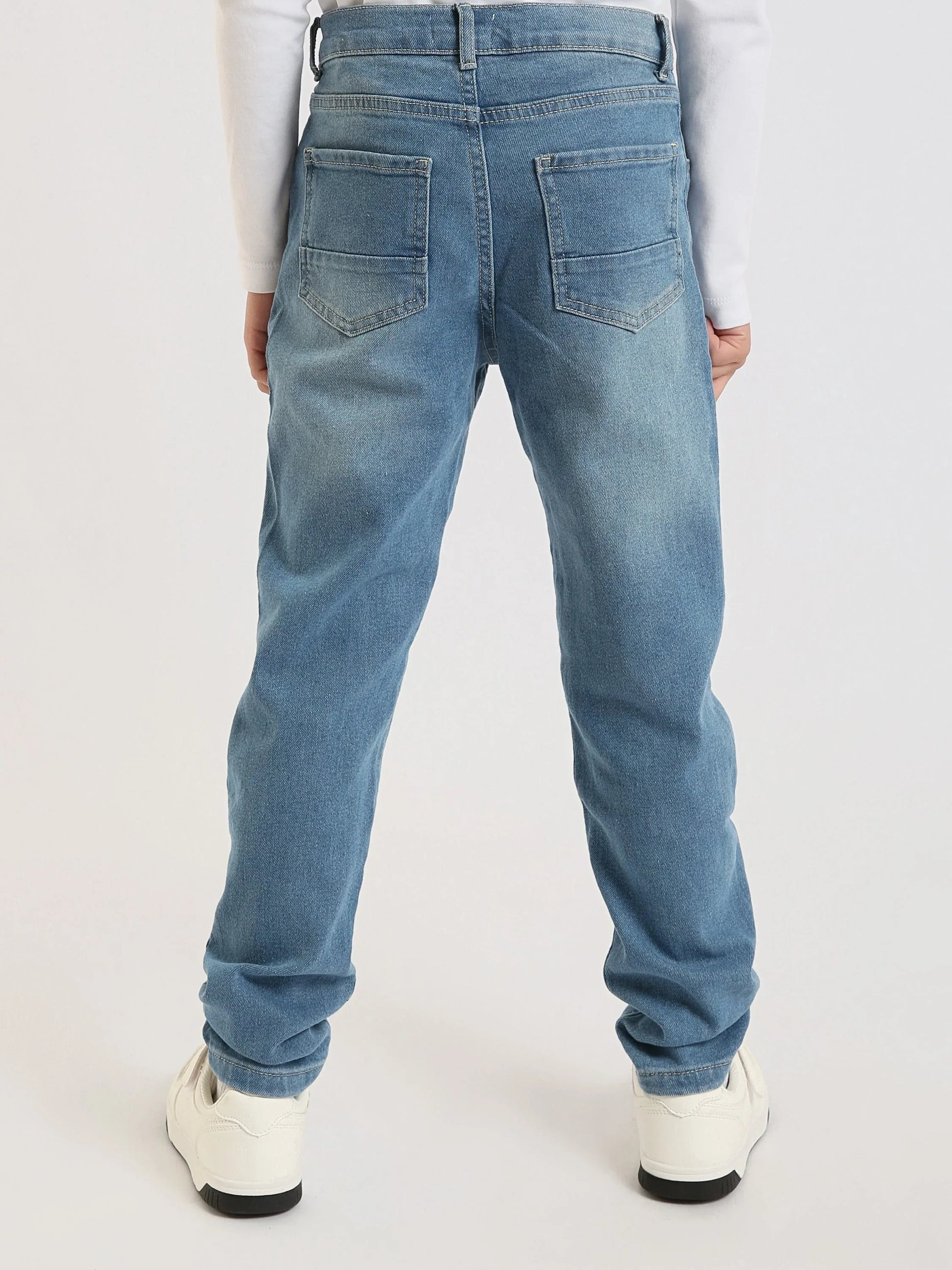 Jean Garçon Coupe Droite – Denim Confortable - JNS25GCBR76702MJ1 - Justyol