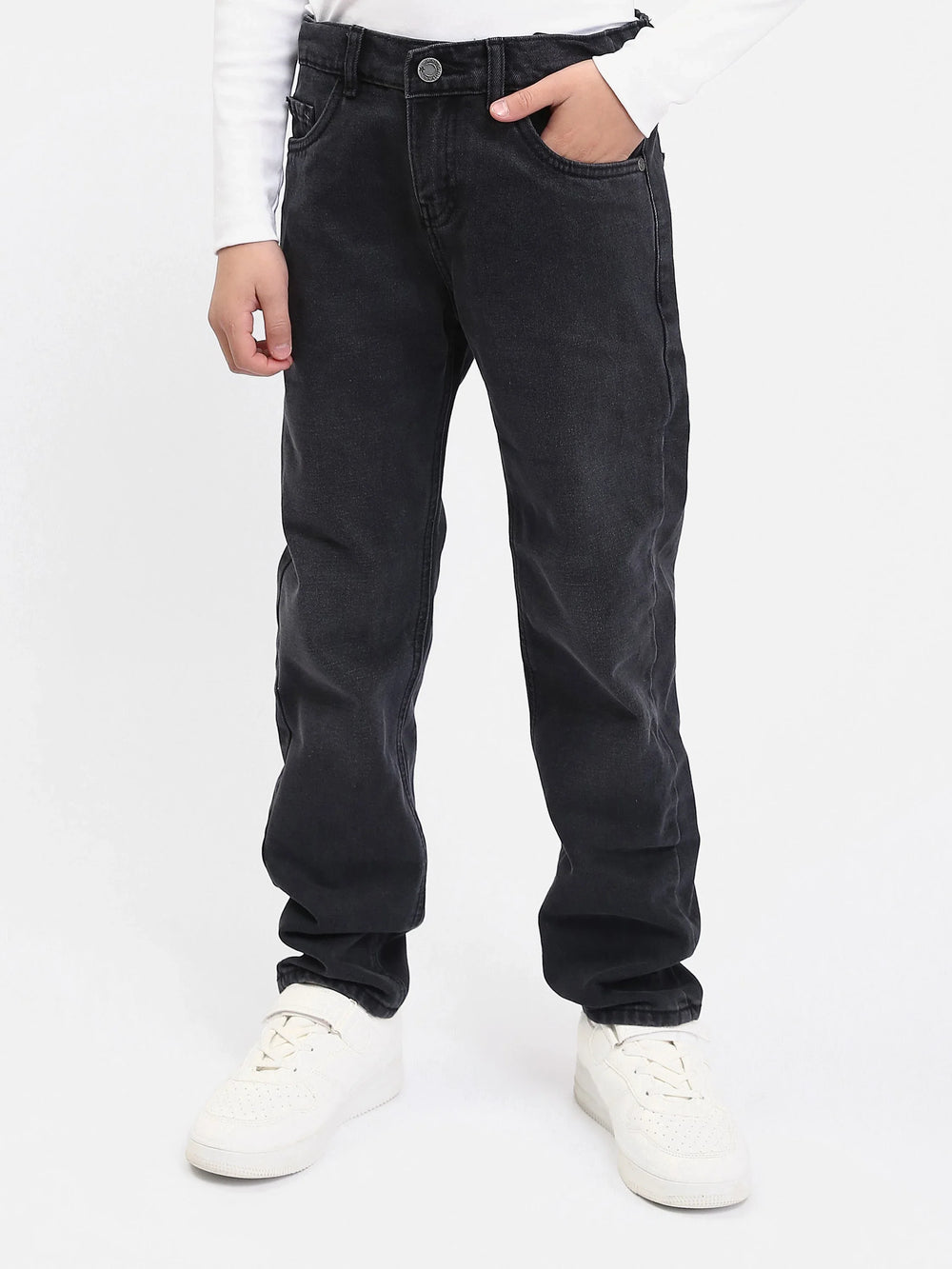 Jean Ado Garçon Coupe Droite – Denim Confortable - JNS25GMBW76701MJ1