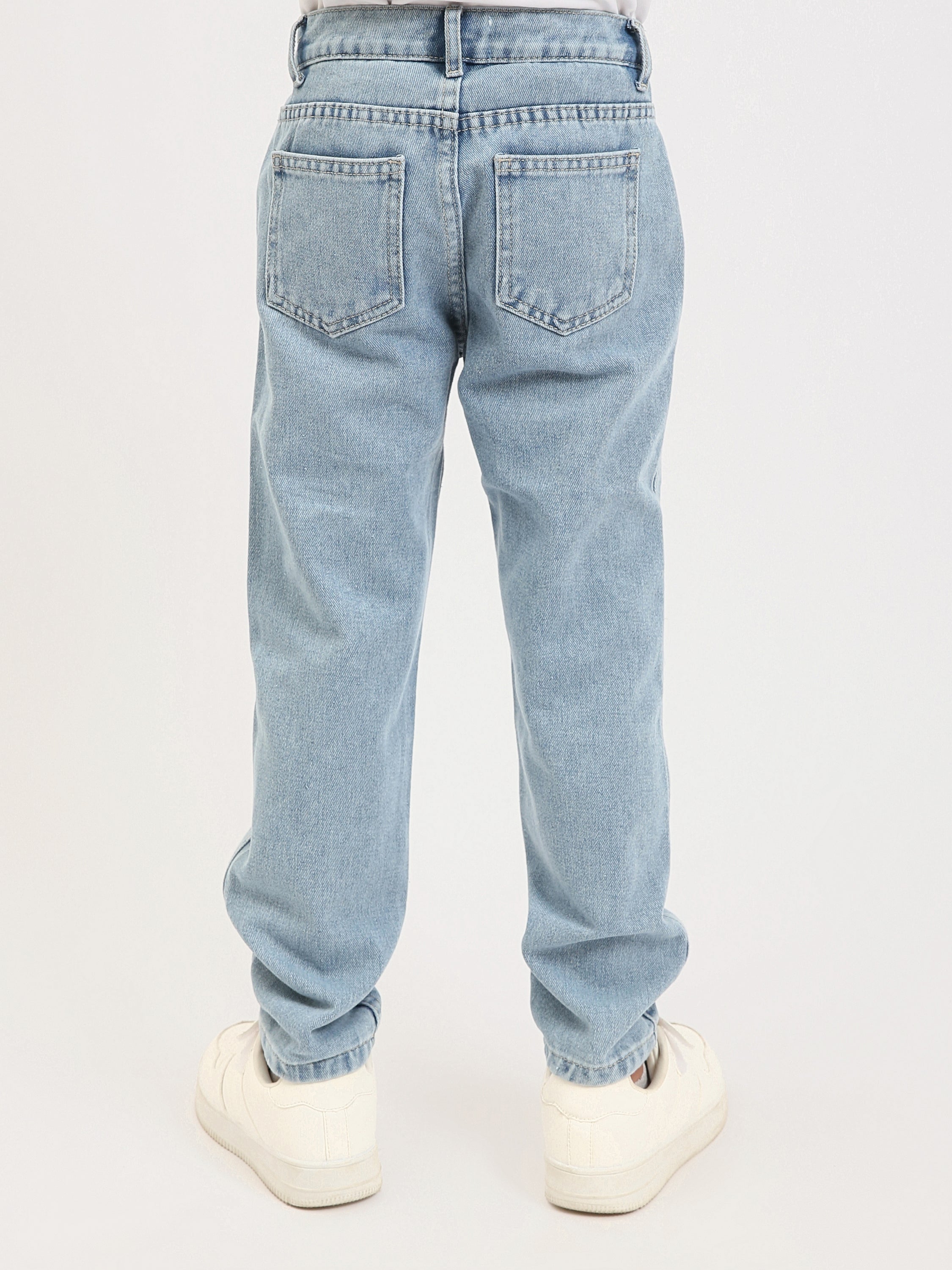 Jean ado garçon en denim coupe droite – JNS25GMBW76703MJ1