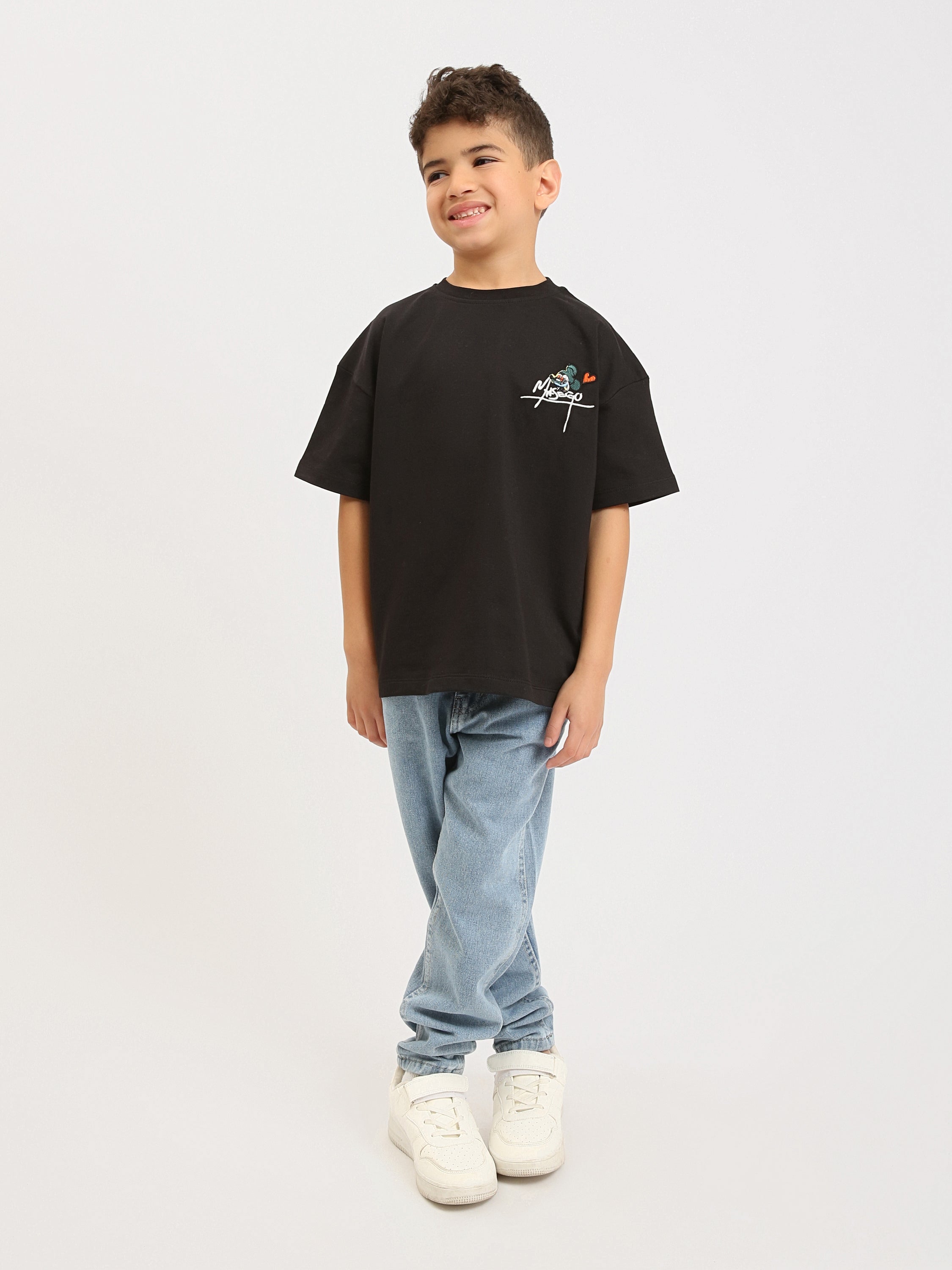 Jean ado garçon en denim coupe droite – JNS25GMBW76703MJ1