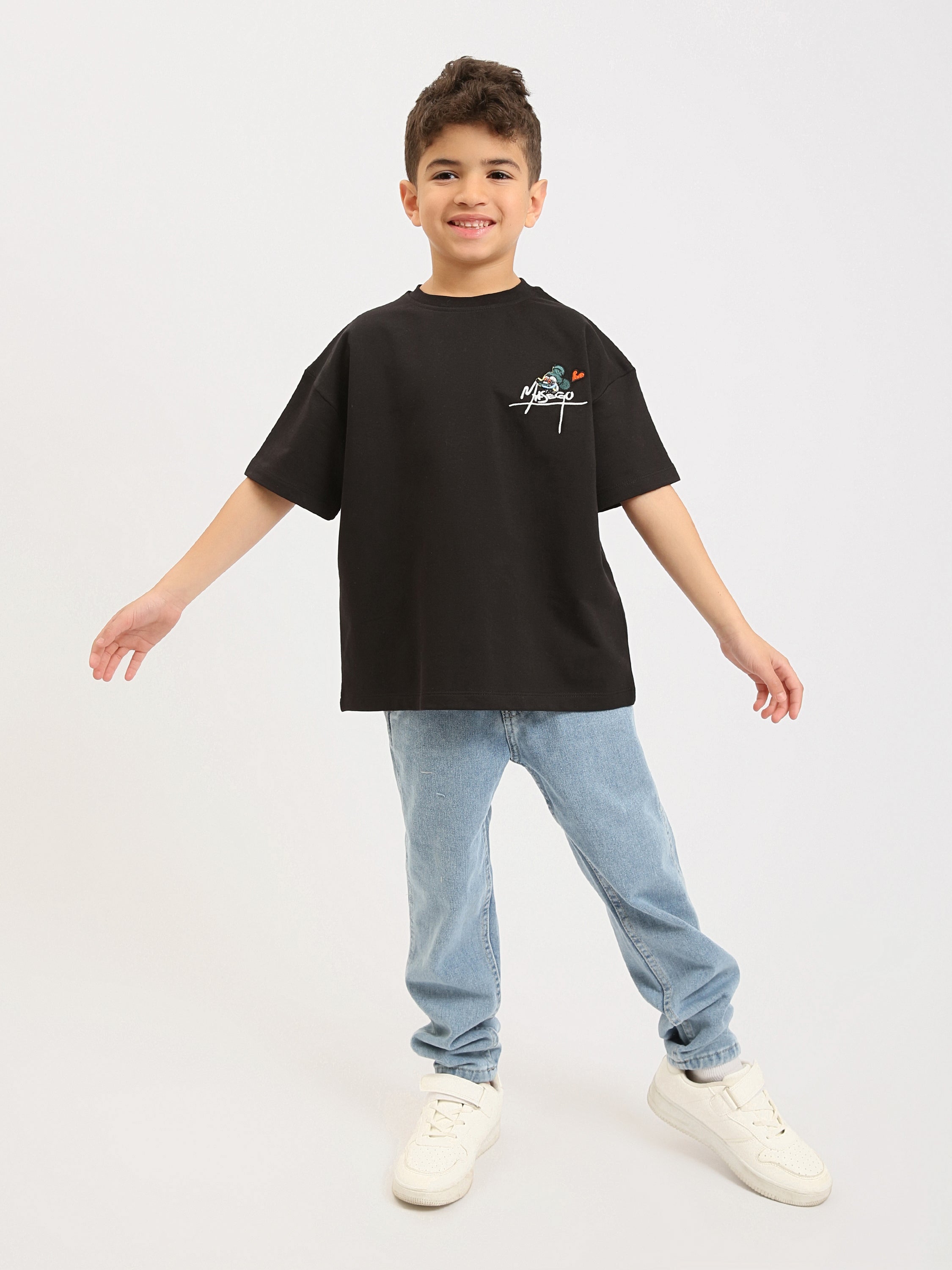 Jean ado garçon en denim coupe droite – JNS25GMBW76703MJ1