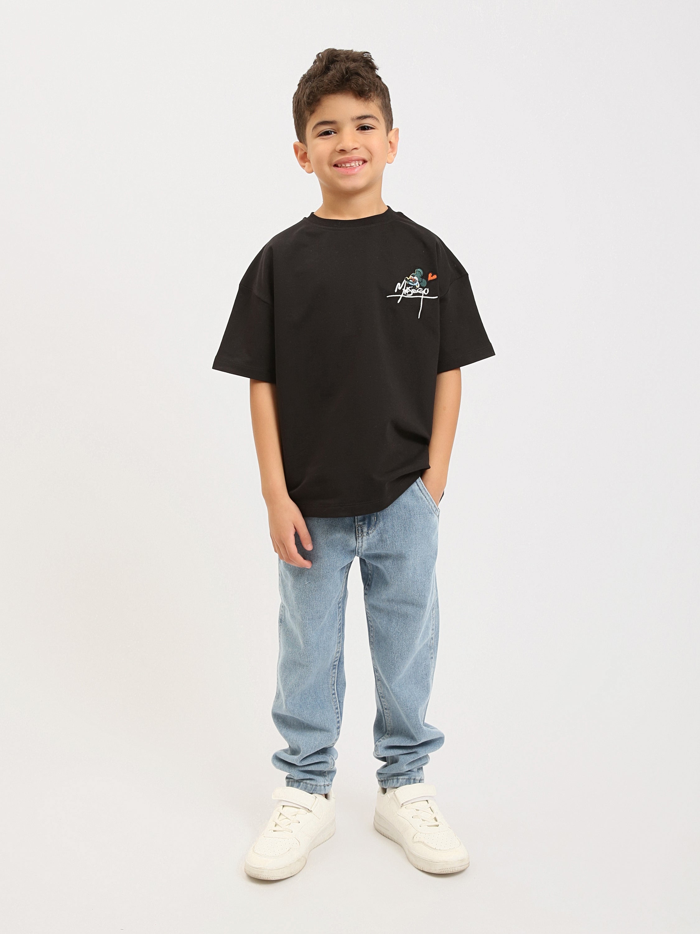 Jean ado garçon en denim coupe droite – JNS25GMBW76703MJ1