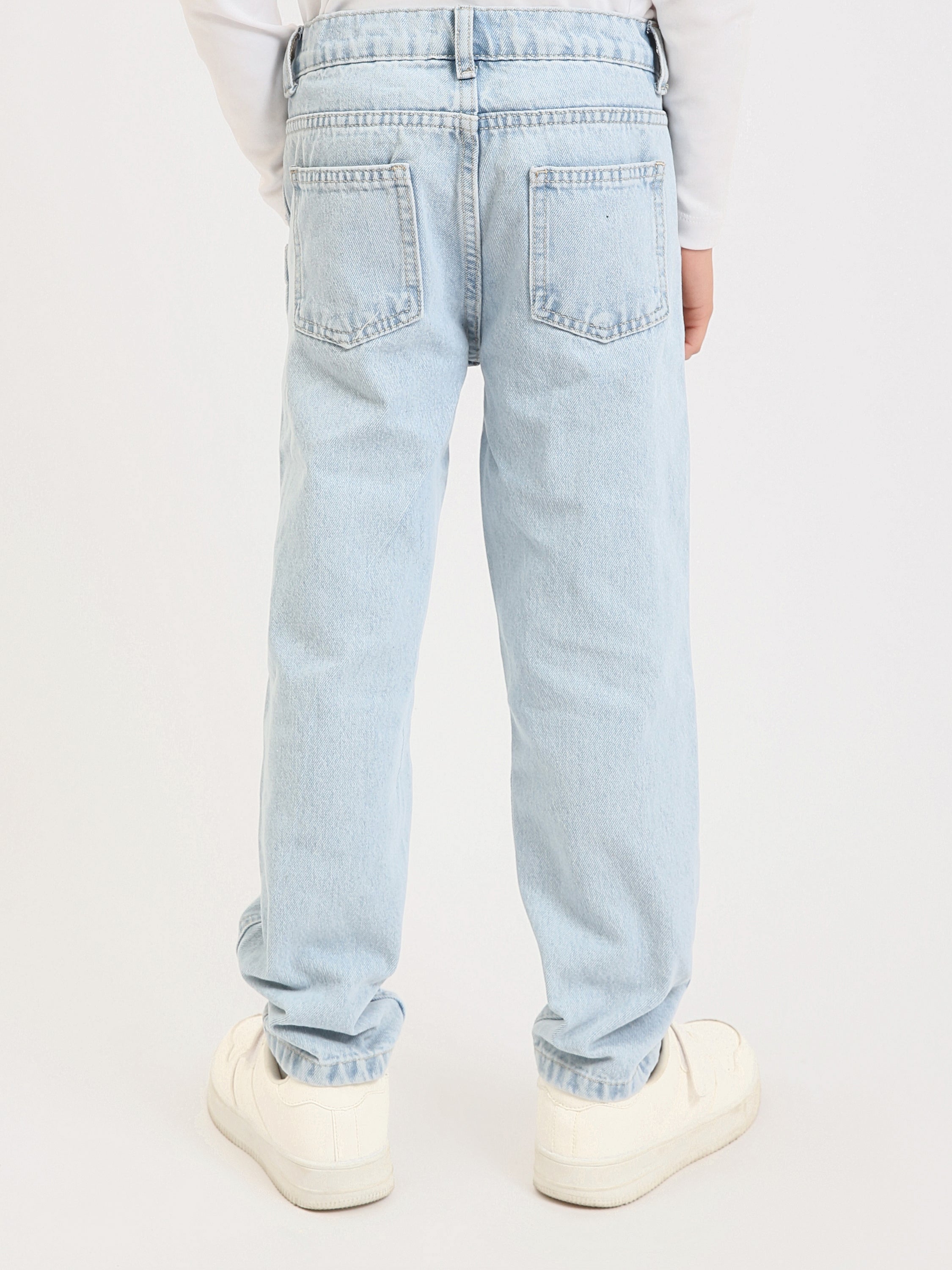 Jean ado garçon en denim coupe droite – JNS25GMBW76703MJ1