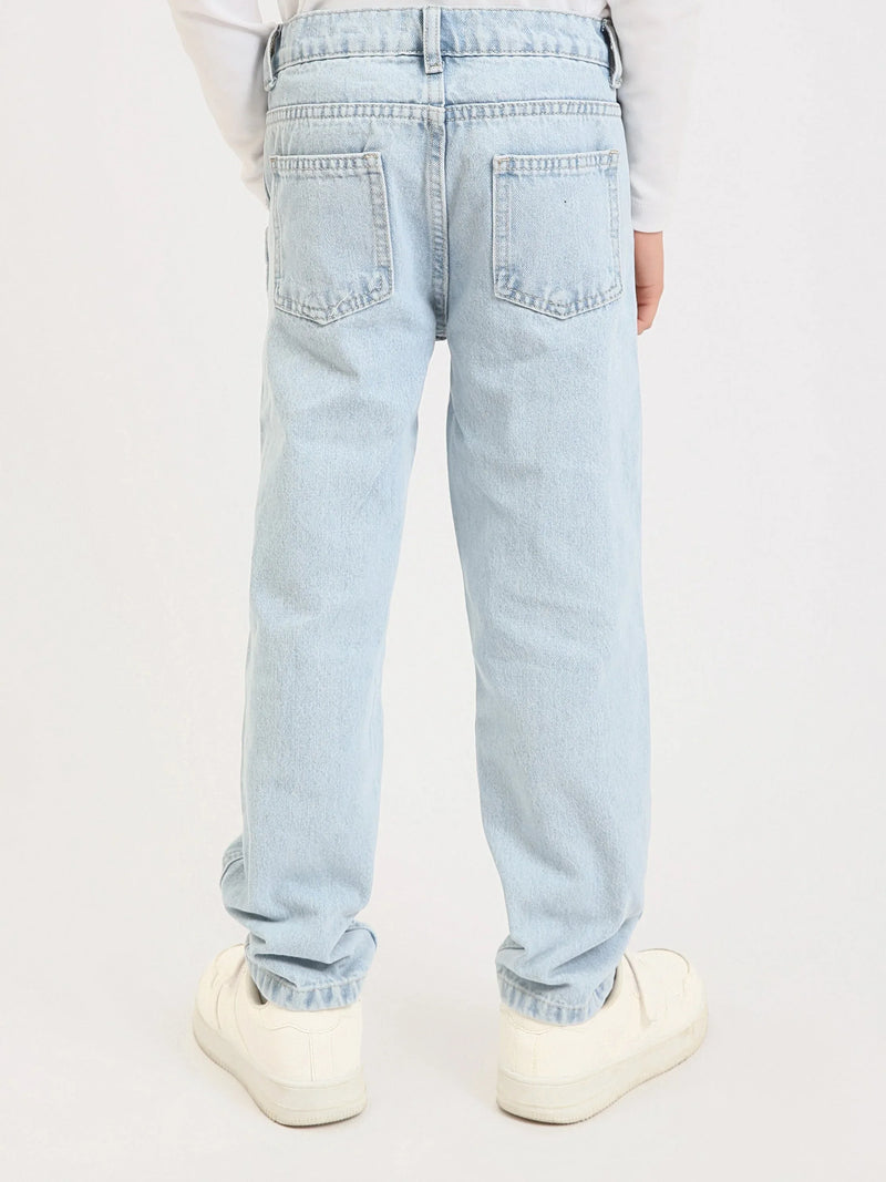 Jean ado garçon en denim coupe droite – JNS25GMBW76703MJ1