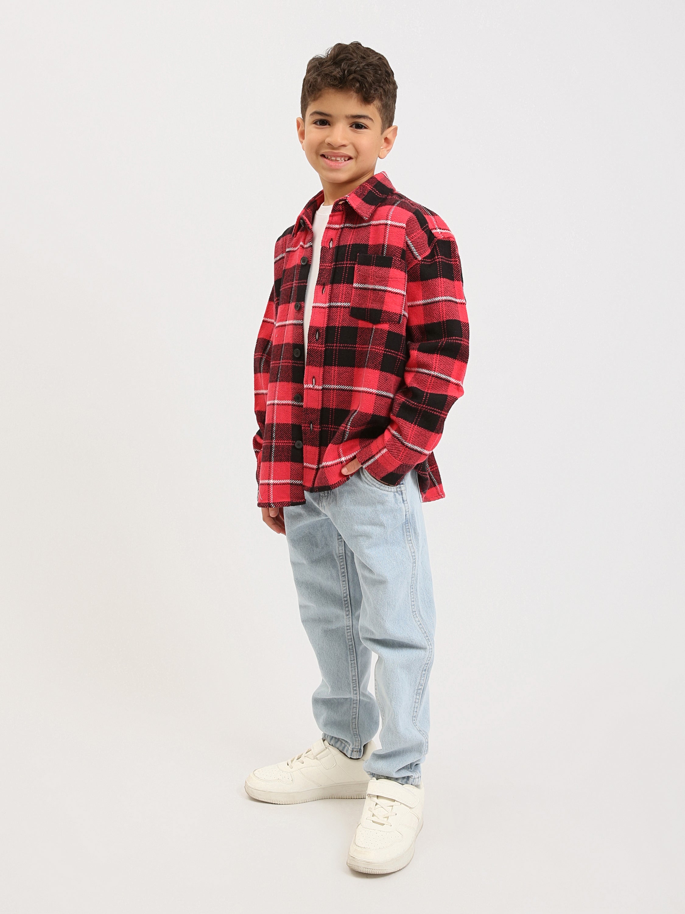 Jean ado garçon en denim coupe droite – JNS25GMBW76703MJ1