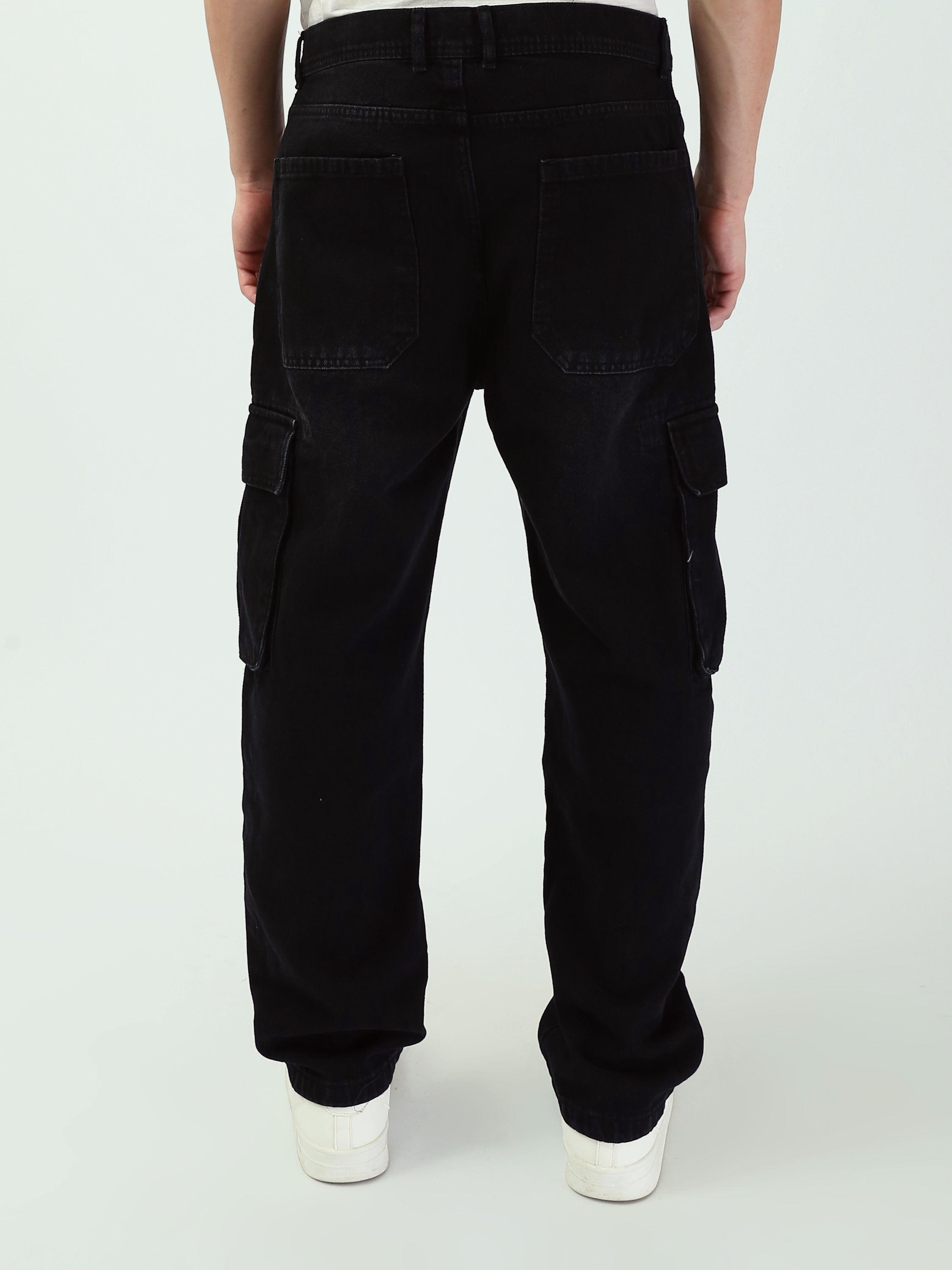 Jean cargo homme coupe droite – Style urbain et fonctionnalité - JNS25GMGW24307TM1