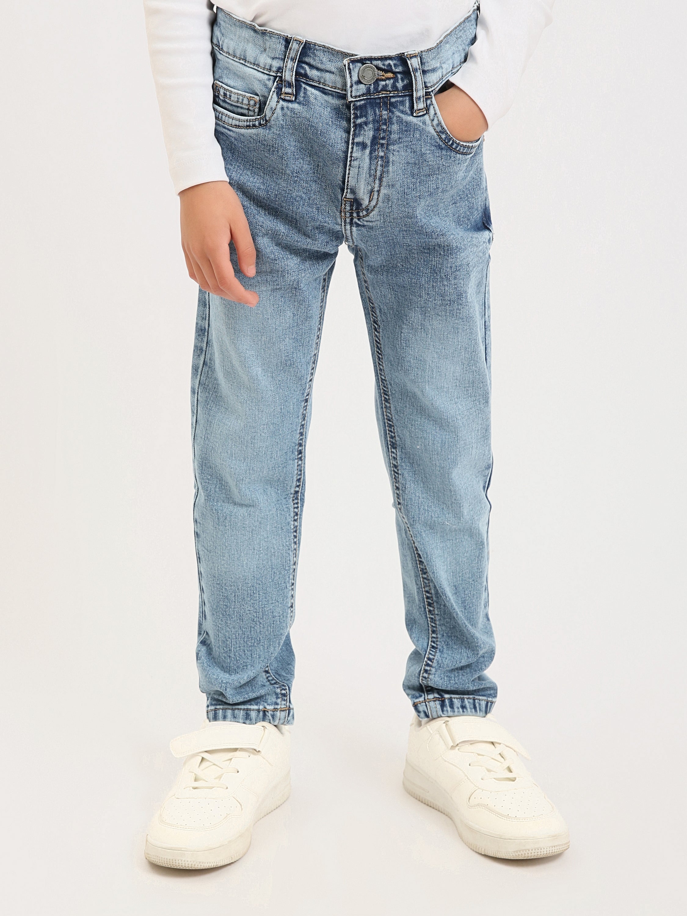 Jean garçon coupe confortable – Style moderne et usage quotidien - JNS25GSBW76700MB1