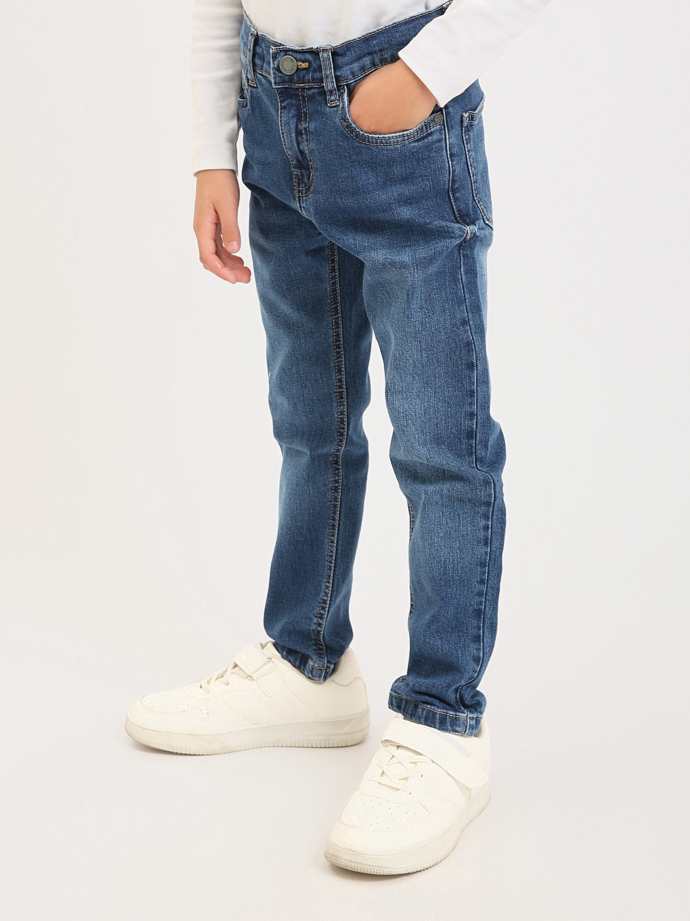 Jean garçon coupe confortable – Style moderne et usage quotidien - JNS25GSBW76700MB1