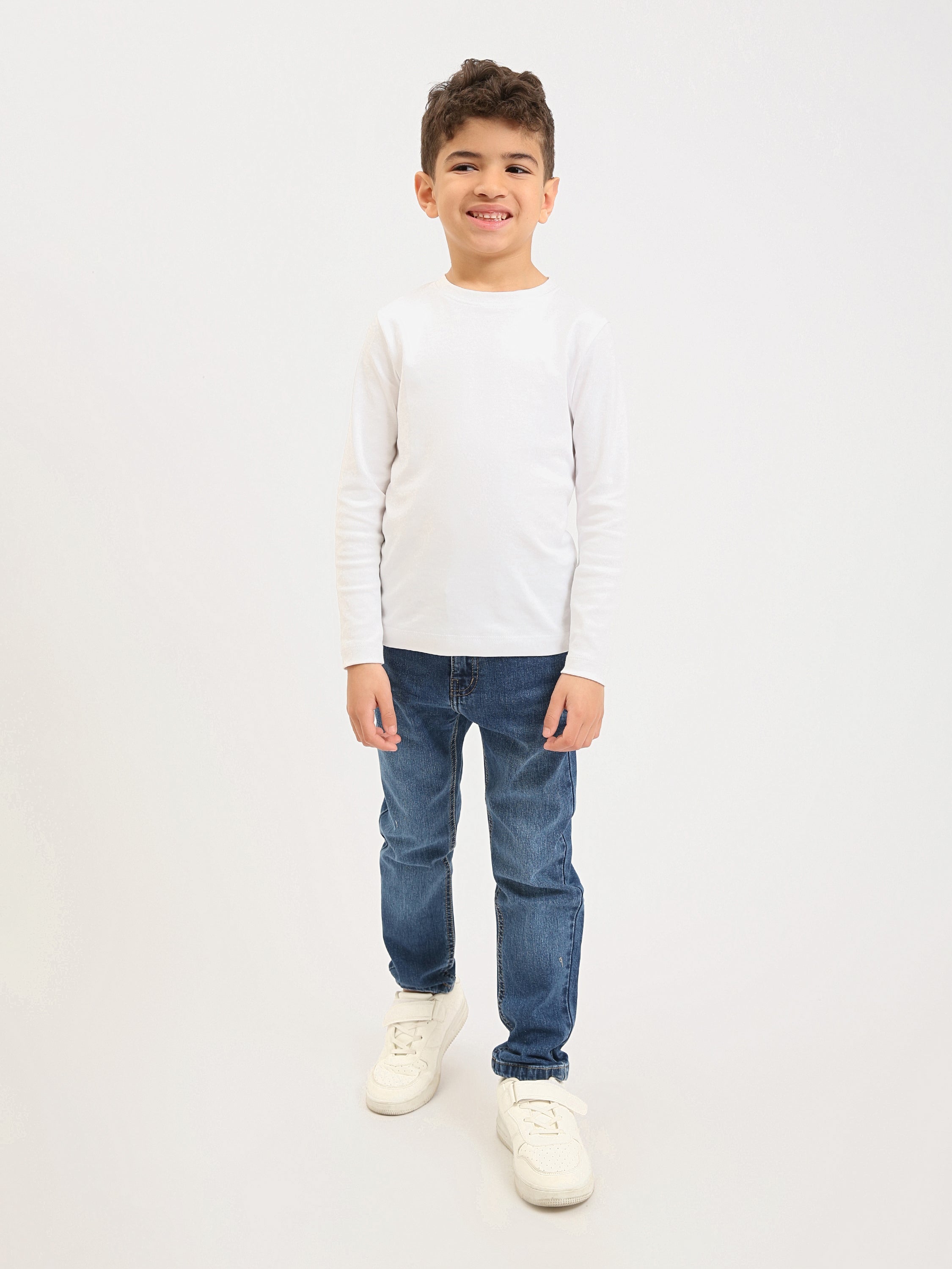 Jean garçon coupe confortable – Style moderne et usage quotidien - JNS25GSBW76700MB1
