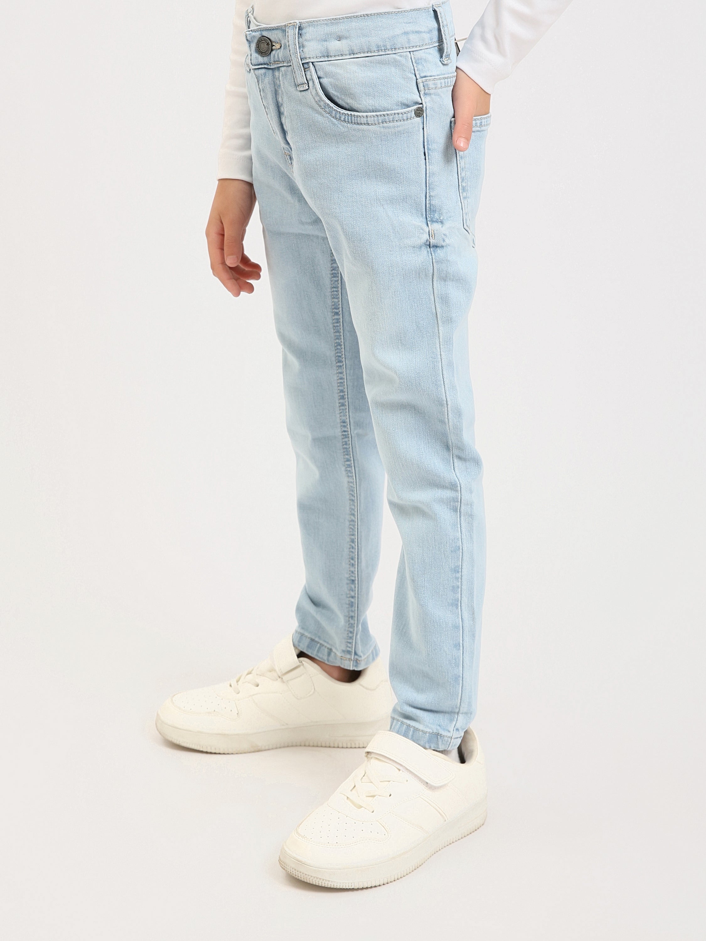 Jean garçon coupe confortable – Style moderne et usage quotidien - JNS25GSBW76700MB1