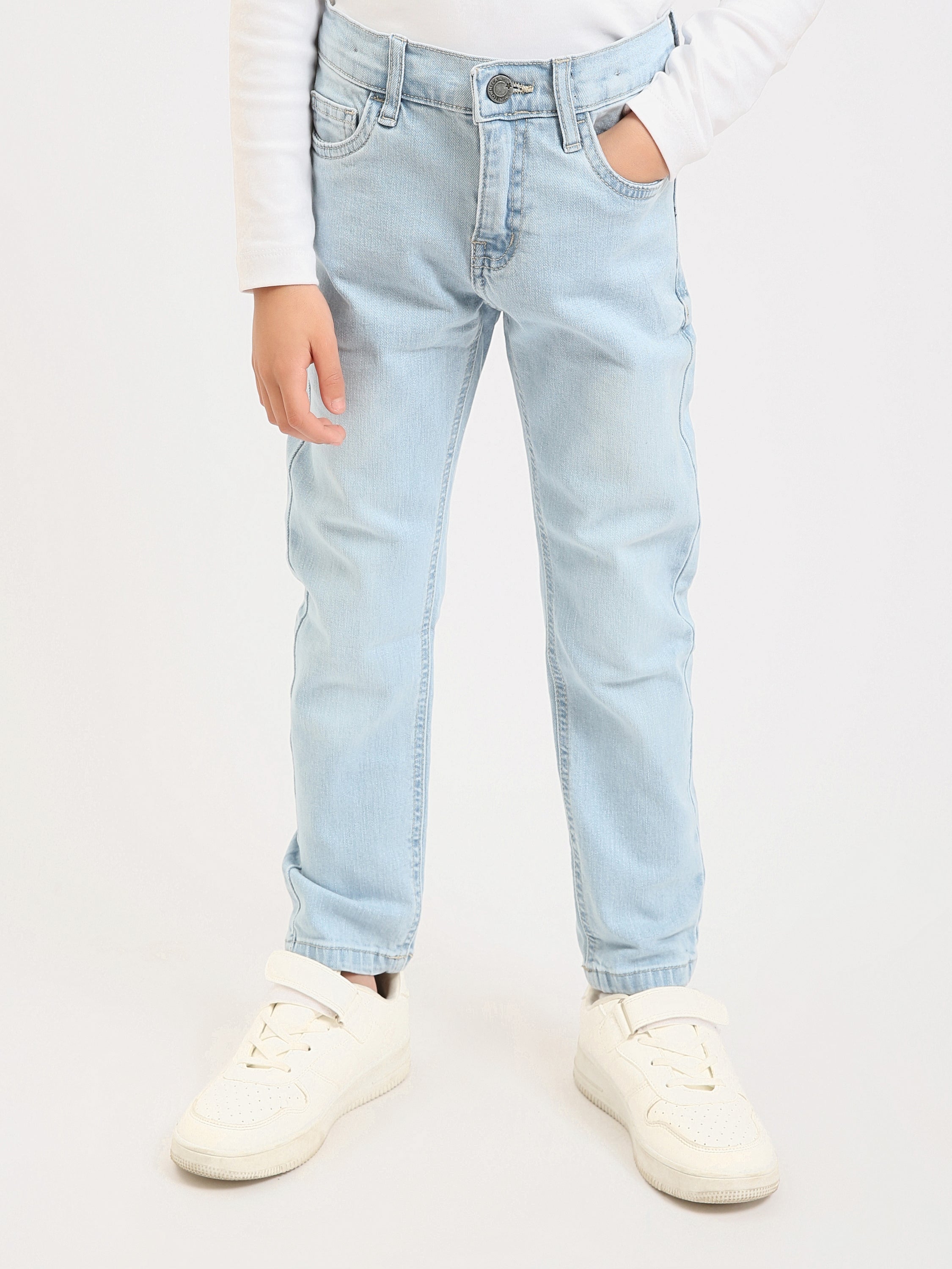 Jean garçon coupe confortable – Style moderne et usage quotidien - JNS25GSBW76700MB1