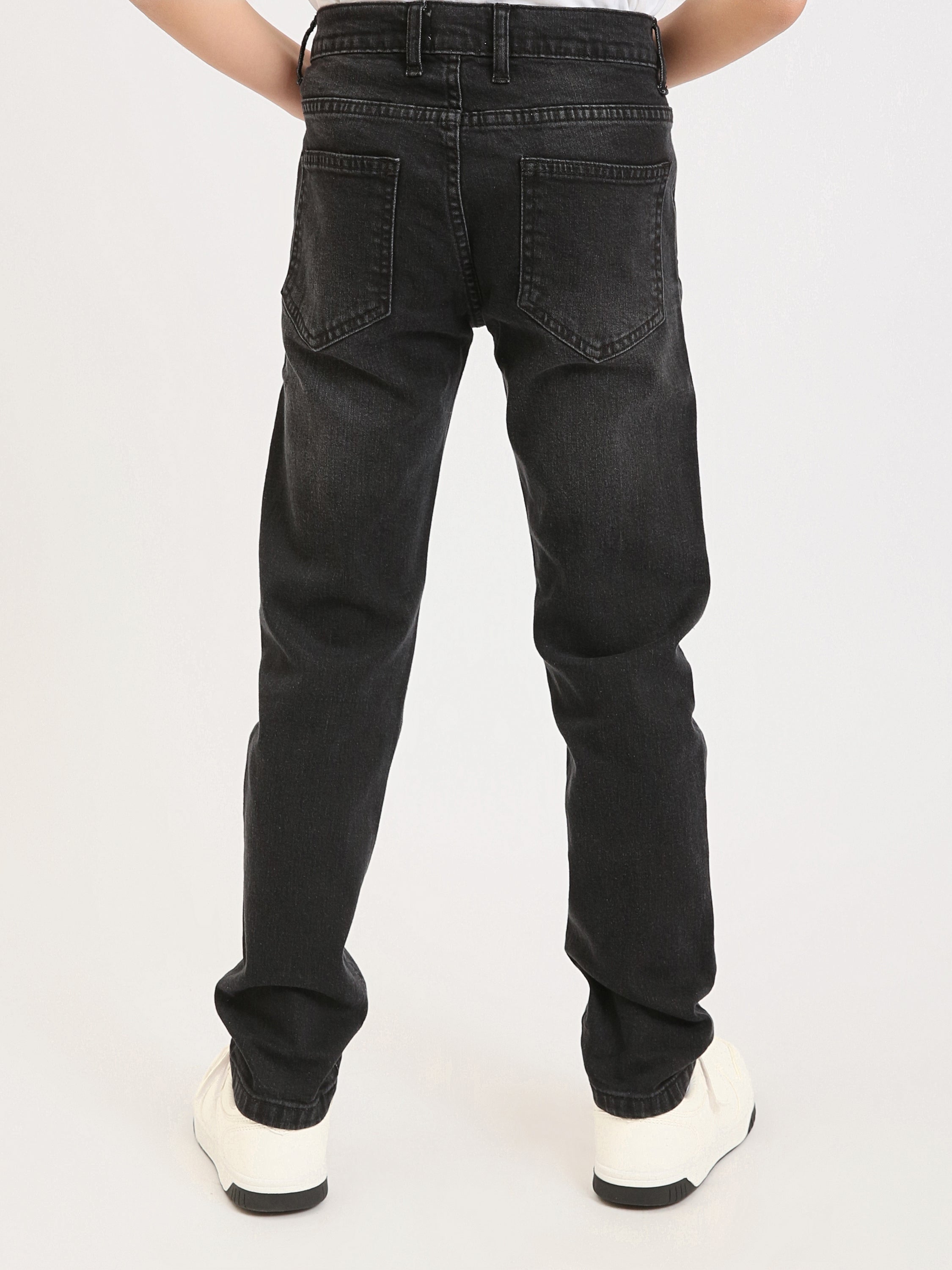 Jean ado garçon coupe droite – Denim confortable pour le quotidien - JNS25GSBW76700MJ1