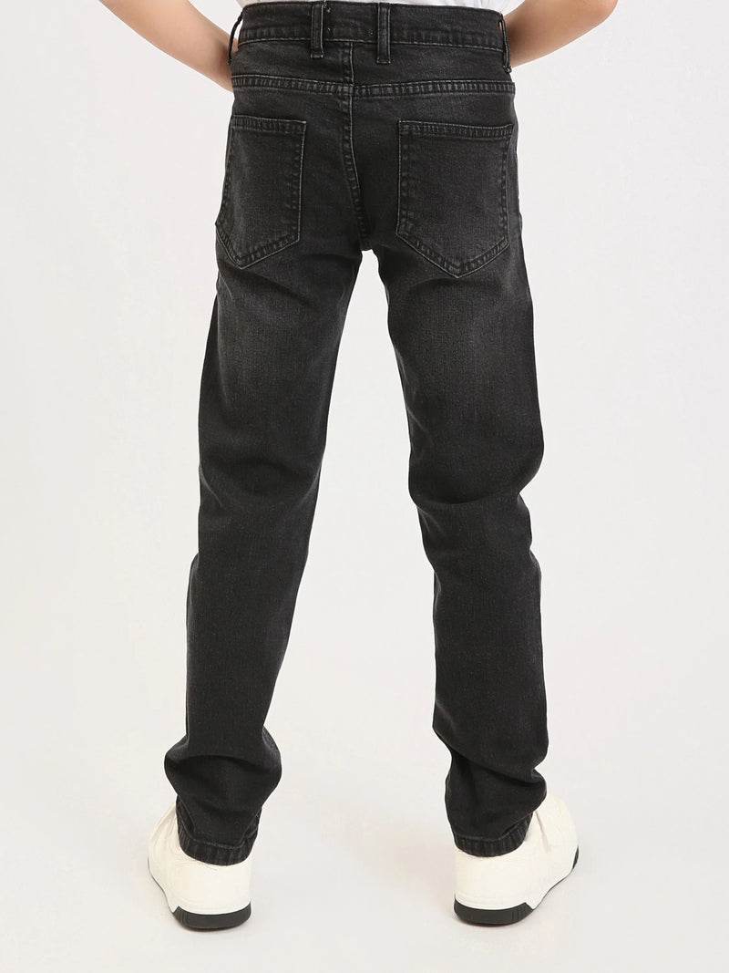 Jean ado garçon coupe droite – Denim confortable pour le quotidien - JNS25GSBW76700MJ1