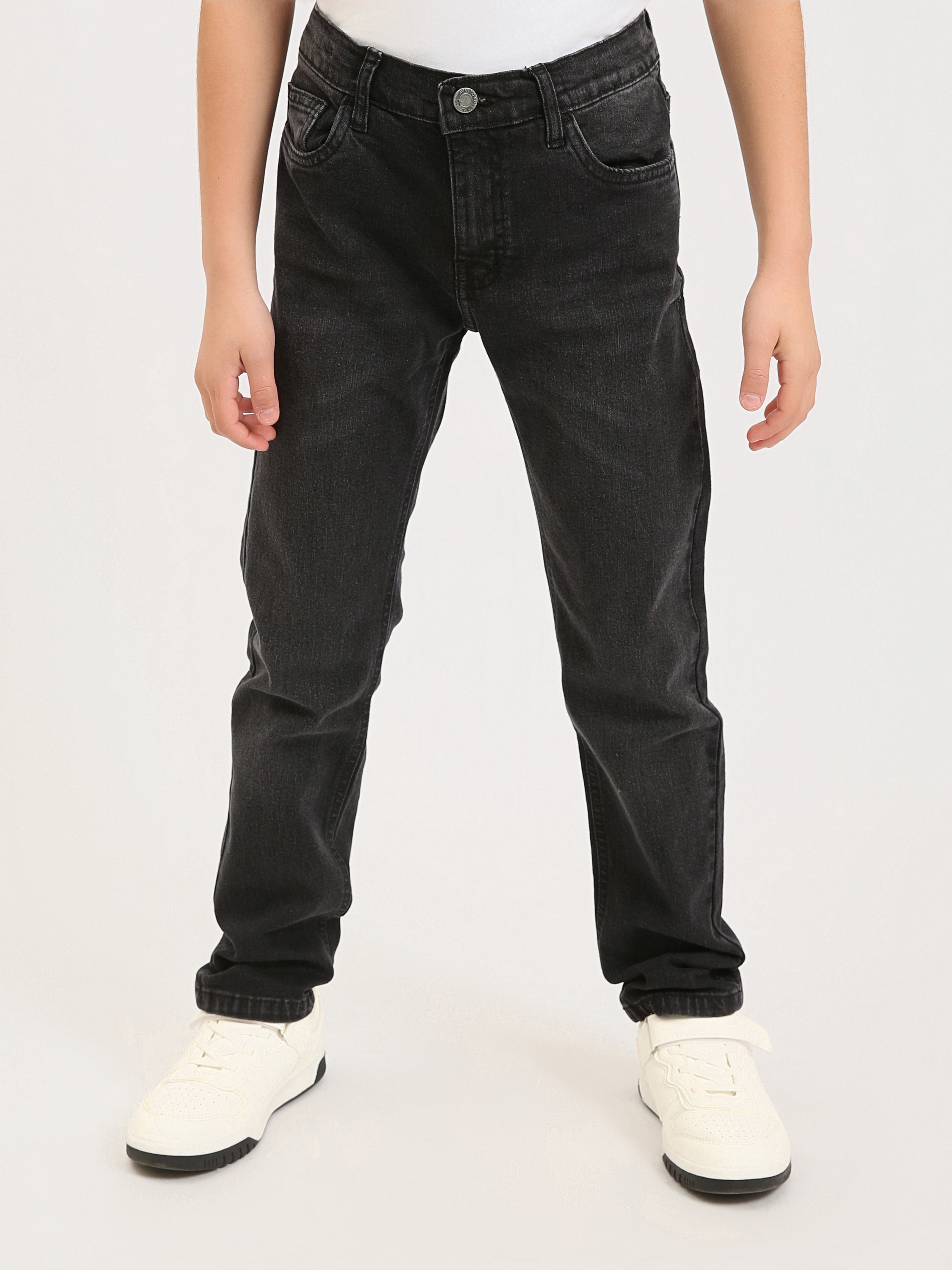 Jean ado garçon coupe droite – Denim confortable pour le quotidien - JNS25GSBW76700MJ1