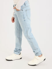 Jean ado garçon coupe droite – Denim confortable pour le quotidien - JNS25GSBW76700MJ1