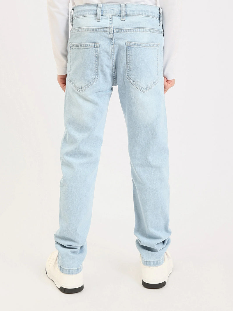 Jean ado garçon coupe droite – Denim confortable pour le quotidien - JNS25GSBW76700MJ1