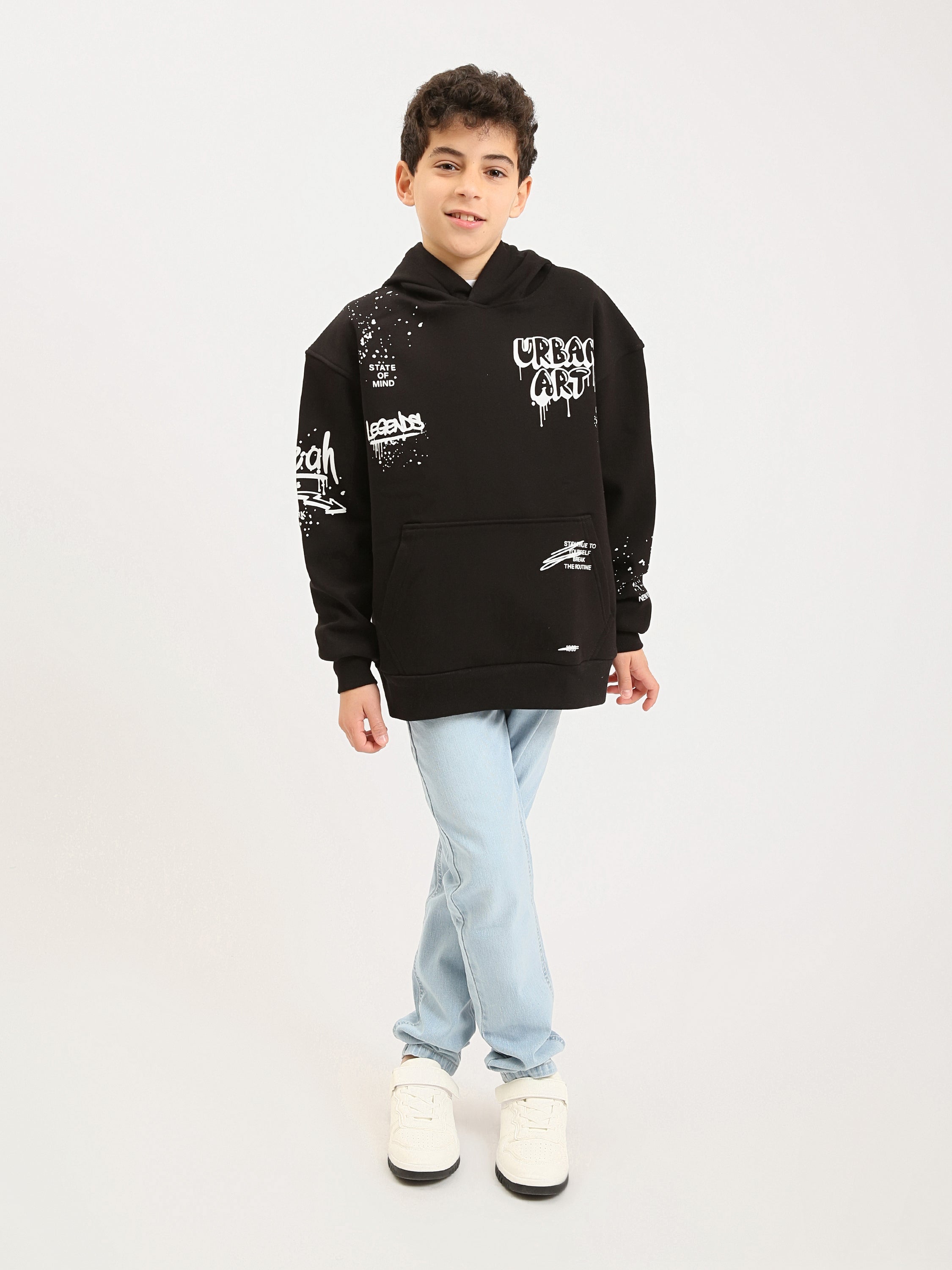 Jean ado garçon coupe droite – Denim confortable pour le quotidien - JNS25GSBW76700MJ1