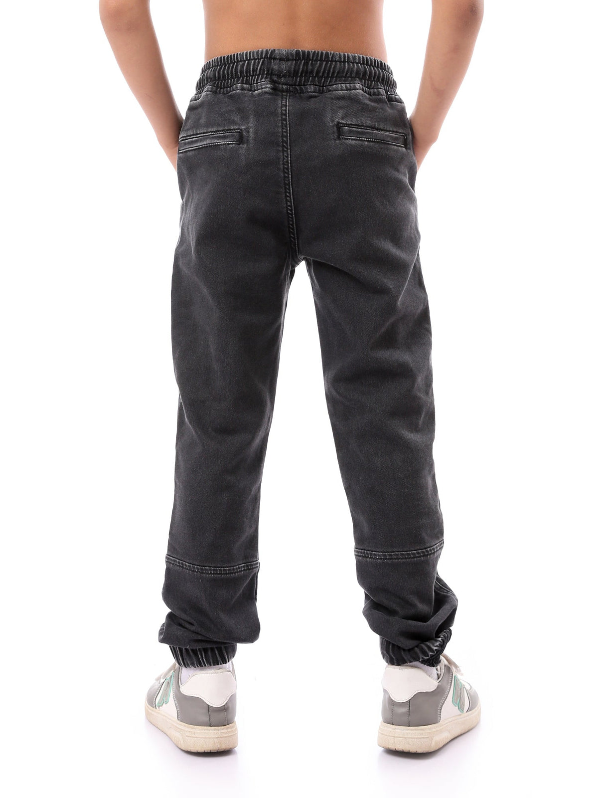 Jean pour garçon au design moderne avec taille élastique – JOG23SDWS32242TB1