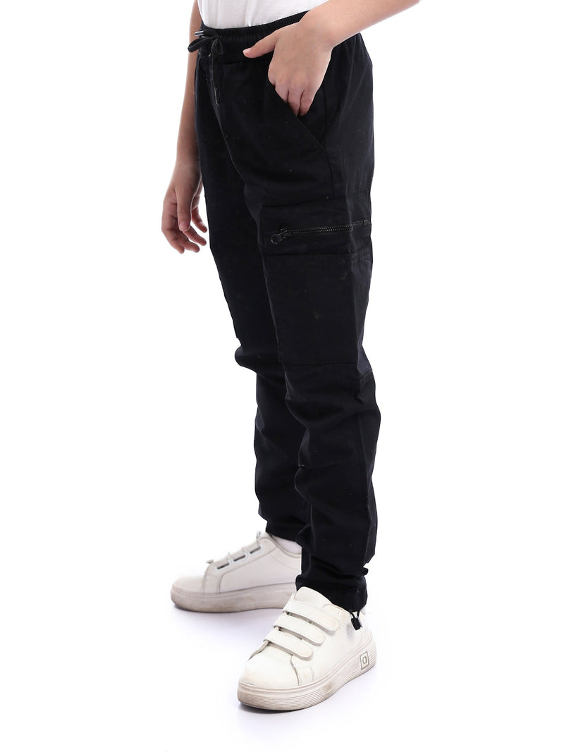 Jogger Cargo Homme à Taille Élastique – Style Casual Moderne - JOG23SGBL24254TB1