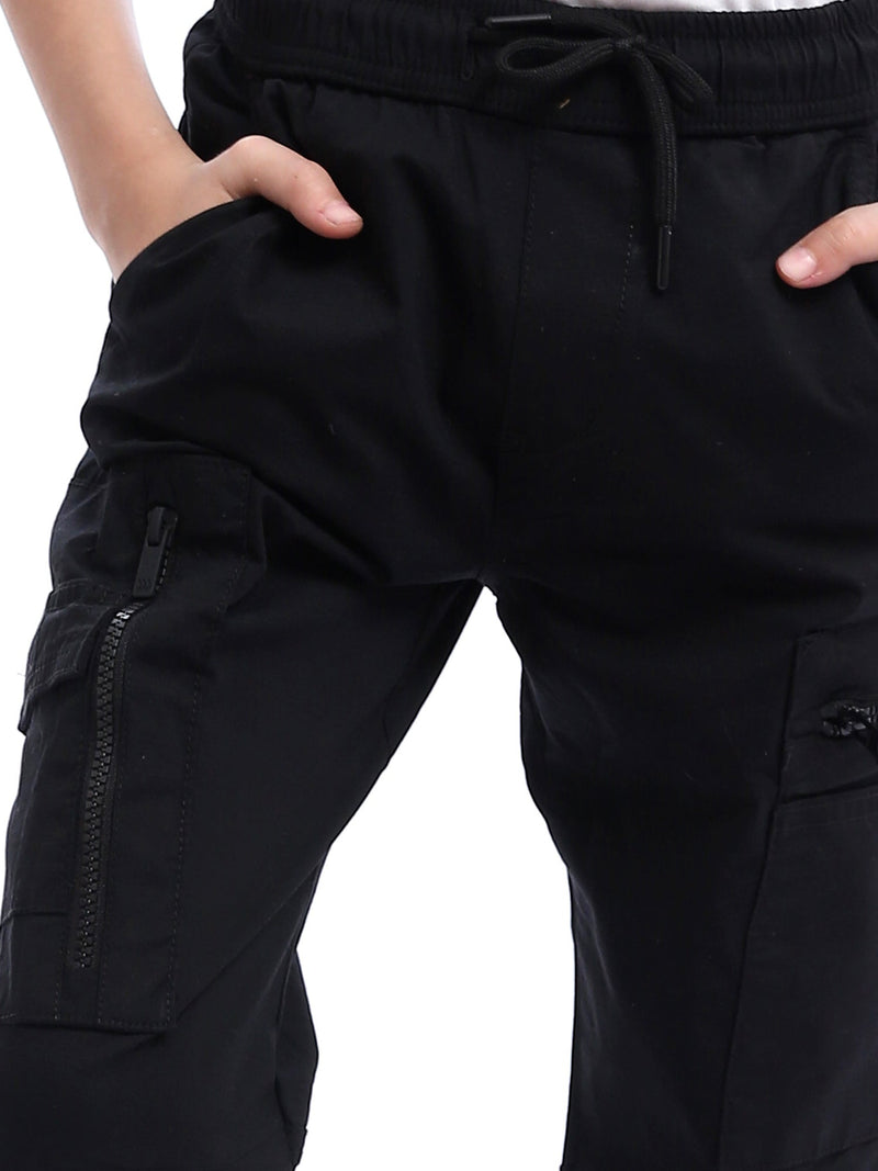 Jogger Cargo Homme à Taille Élastique – Style Casual Moderne - JOG23SGBL24254TB1