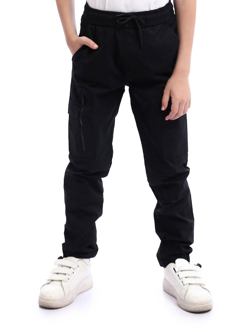 Jogger Cargo Homme à Taille Élastique – Style Casual Moderne - JOG23SGBL24254TB1