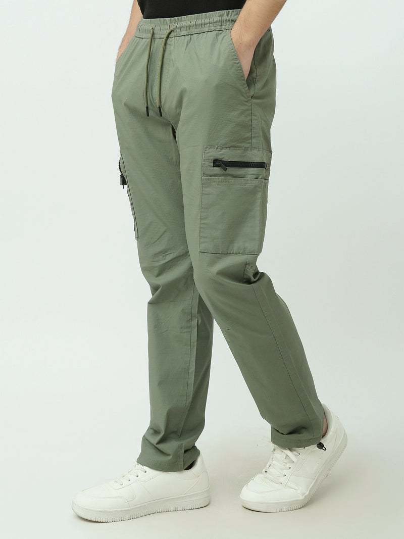 Jogger Cargo Homme à Taille Élastique – Style Casual Moderne - JOG23SGBL24254TB1