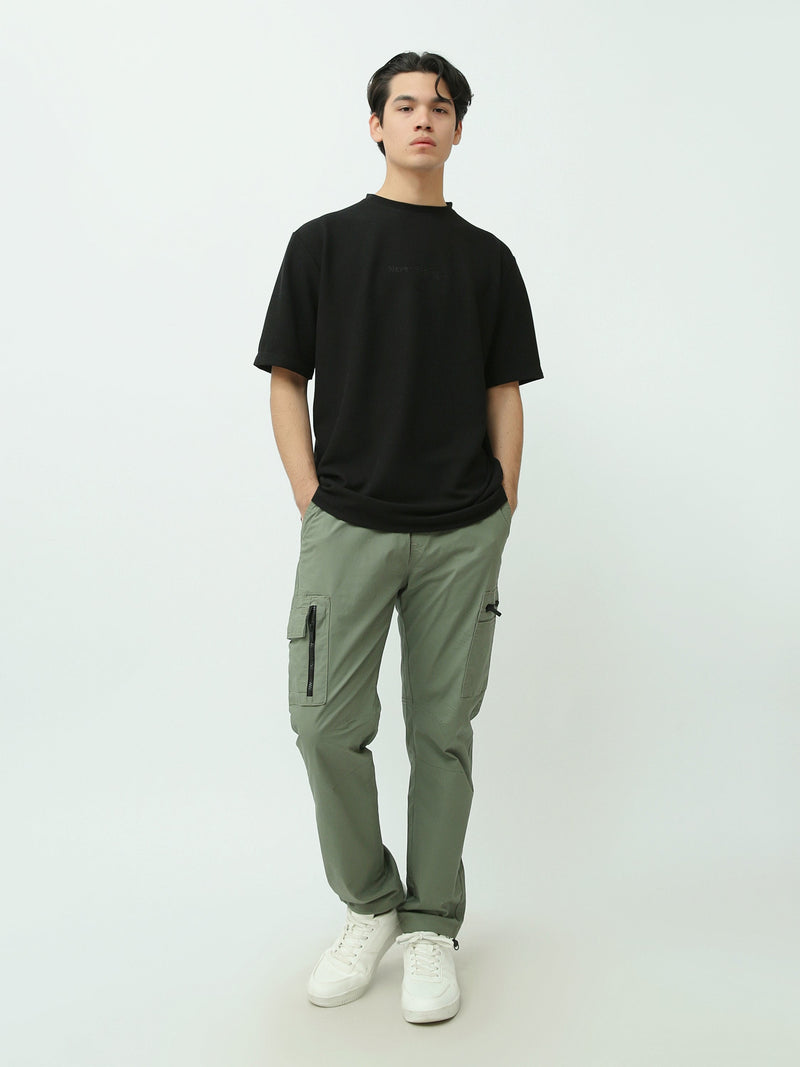 Jogger Cargo Homme à Taille Élastique – Style Casual Moderne - JOG23SGBL24254TB1
