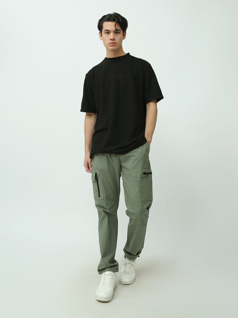 Jogger Cargo Homme à Taille Élastique – Style Casual Moderne - JOG23SGBL24254TB1