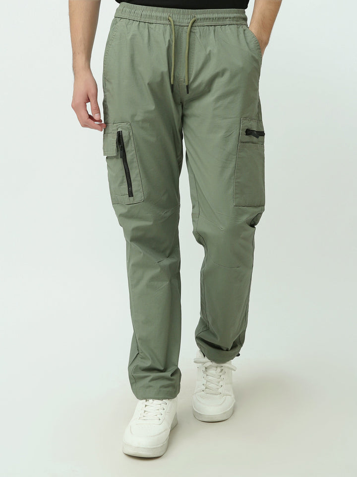 Jogger Cargo Homme à Taille Élastique – Style Casual Moderne - JOG23SGBL24254TB1