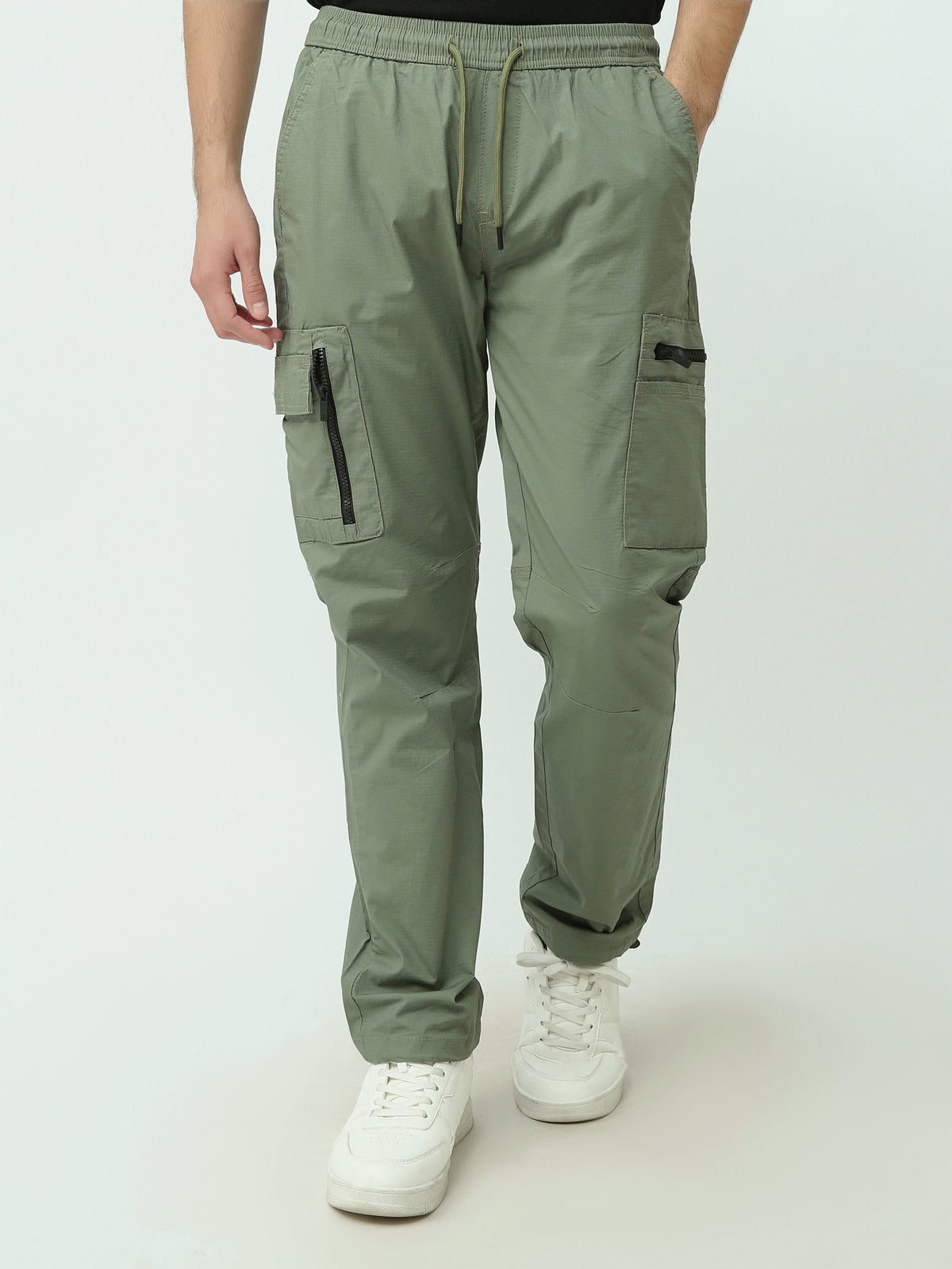 Jogger Cargo Homme à Taille Élastique – Style Casual Moderne - JOG23SGBL24254TB1