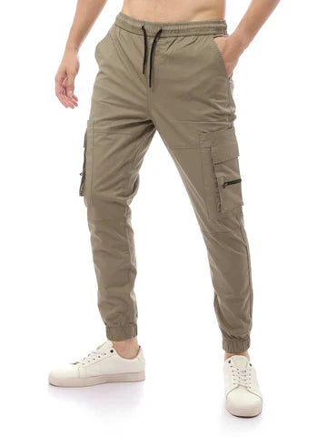 Pantalon Cargo Homme Confortable – Style Moderne et Pratique pour le Quotidien - JOG23SGBL24259TM1