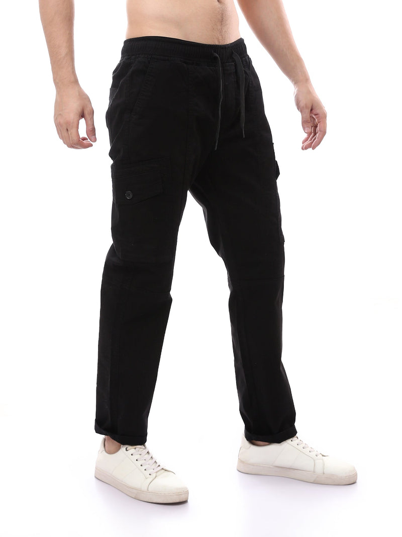 Pantalon Cargo Homme à Taille Ajustable et Poches Multiples - JOG23SGBL24261TM1