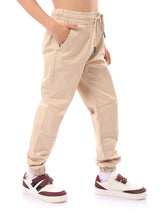 Pantalon de sport pour garçons avec taille élastique, design pratique et confortable - JOG23SGBS24246TB1