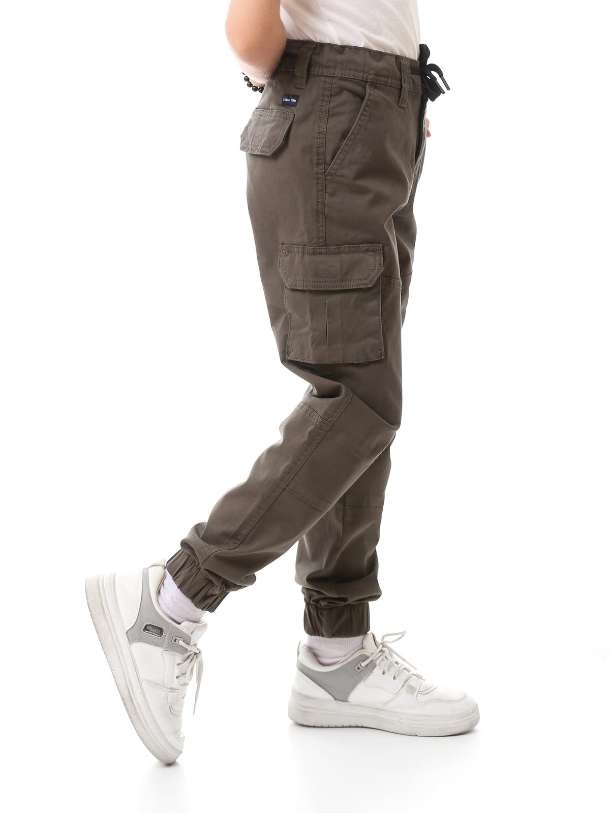 Jogger Cargo Garçon à Poches Multiples et Bas Élastiqués - JOG23SGBc24250TB1