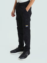 <tc>Jean pour garçons en noir avec poches latérales - JOG23SGPS24247TB1</tc>