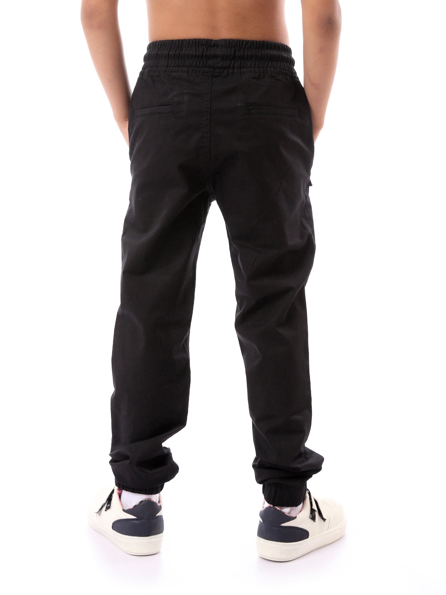Jogging noir pour garçon - Confort et style moderne - JOG23SGPS32240TB1