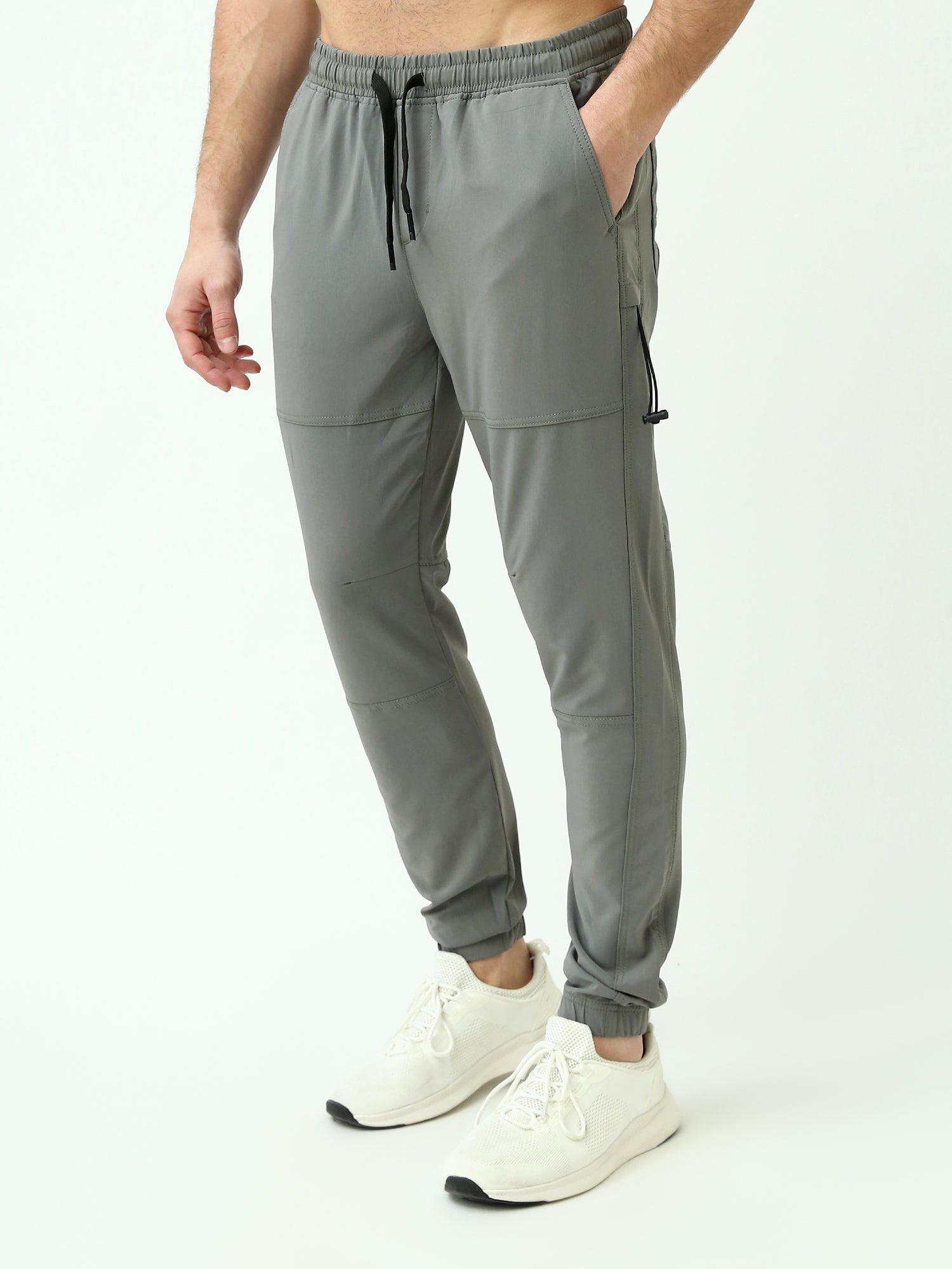 Pantalon de sport homme à taille élastique avec bandes latérales au design moderne - JOG23WGPS24242TM1