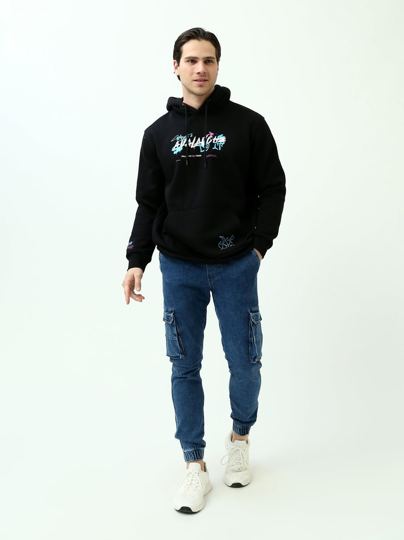 Jogger Cargo Homme en Denim – Taille Élastique & Poches Multiples - JOG24GDPL24267TM1