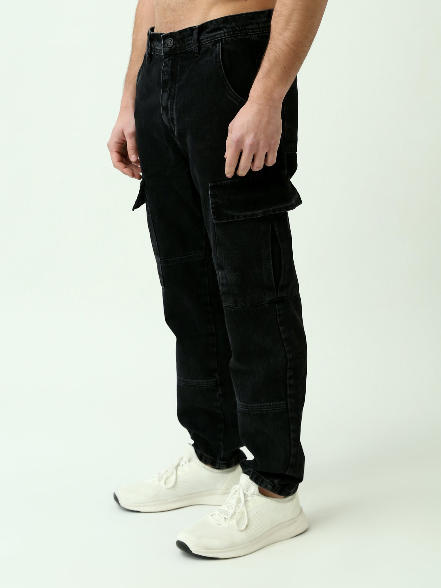 بنطلون جينز رجالي بجيب جانبي - JOG24GDWL24300TM1