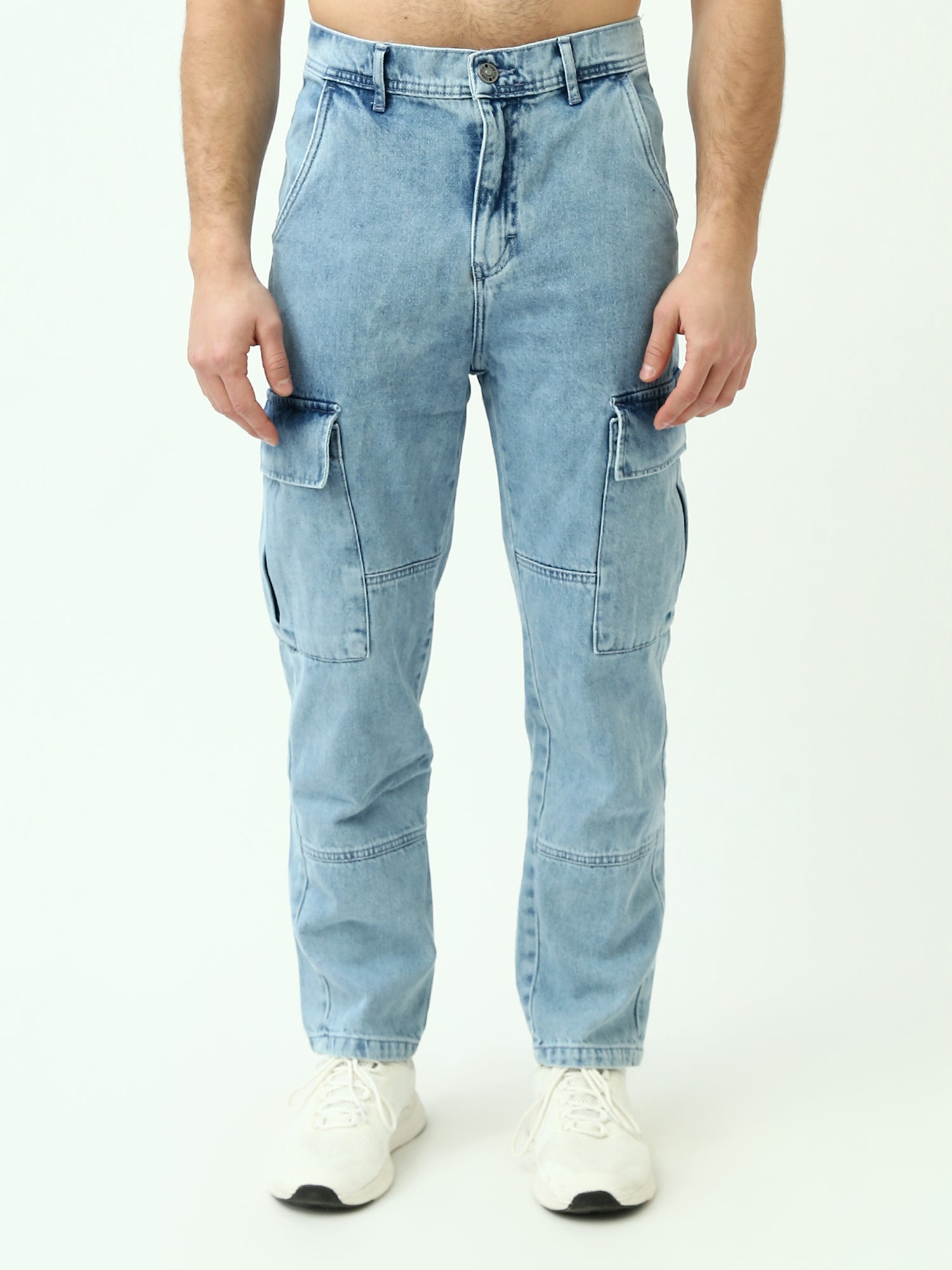 Pantalon Cargo Homme Noir - JOG24GDWL24300TM1