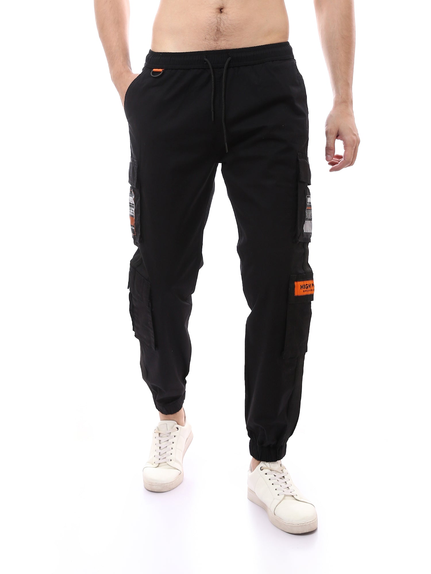 بنطلون رياضي رجالي بجيوب جانبية – تصميم عصري ومريح - JOG24GGPL24268TM1